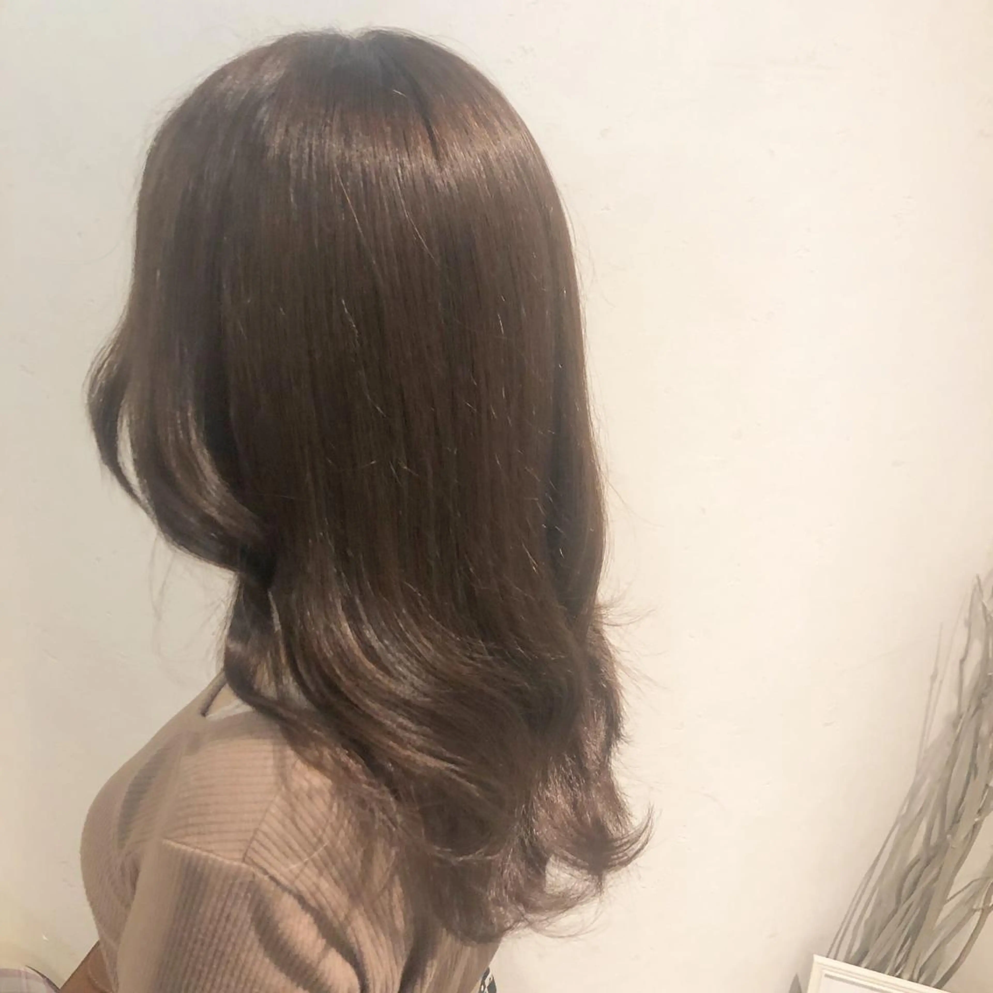 セミロング カラー ベージュカラー 韓国風ヘア♥ nonoのヘアスタイル