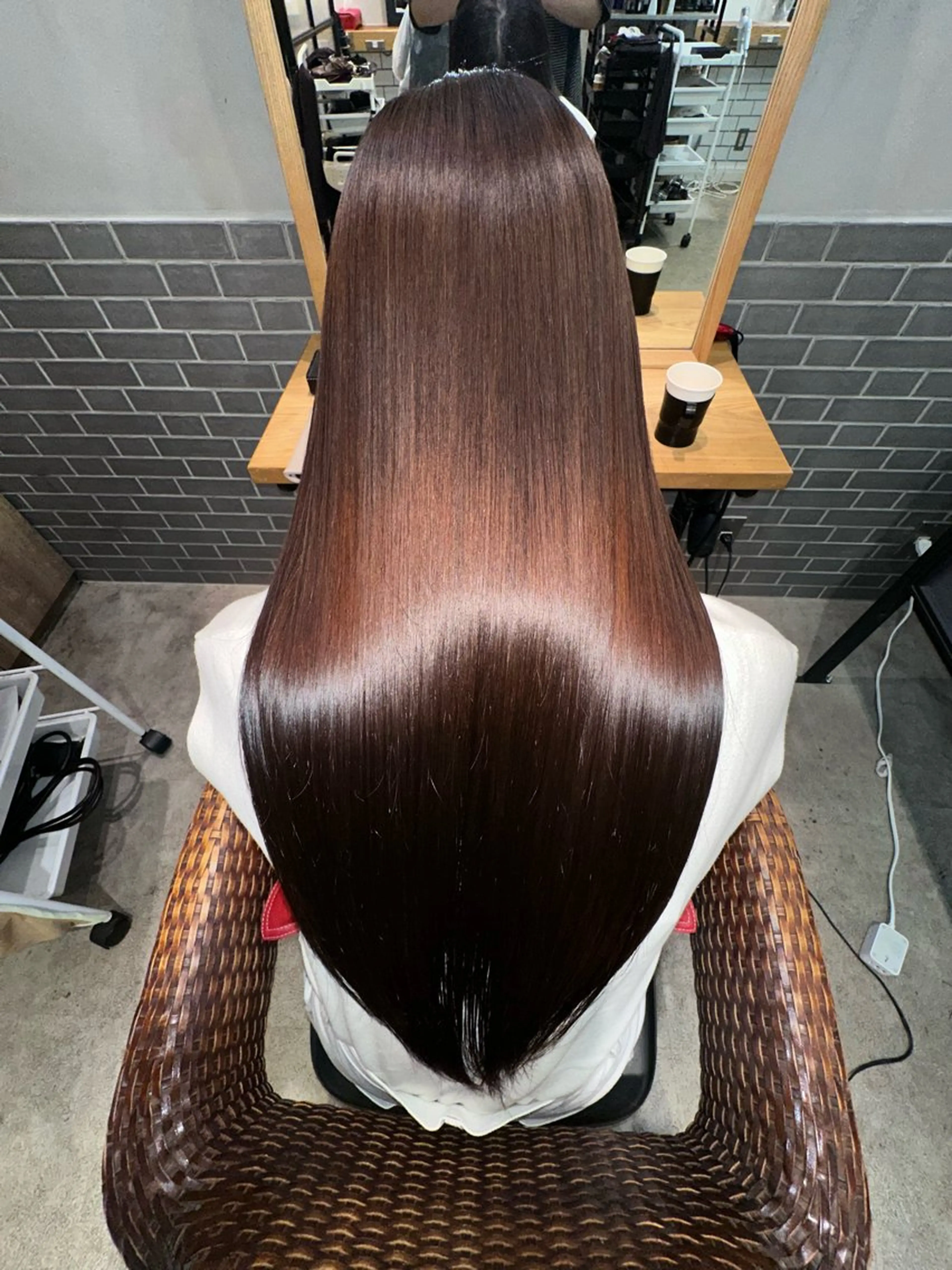 ミディアム カラー パーマ ヘアアレンジ メンズ キッズ メンズウルフカット 顔まわりレイヤー 顔周りカット 髪質改善 レイヤーカット 🌈髪質改善TR 艶カラーユウダイ🌈のヘアスタイル