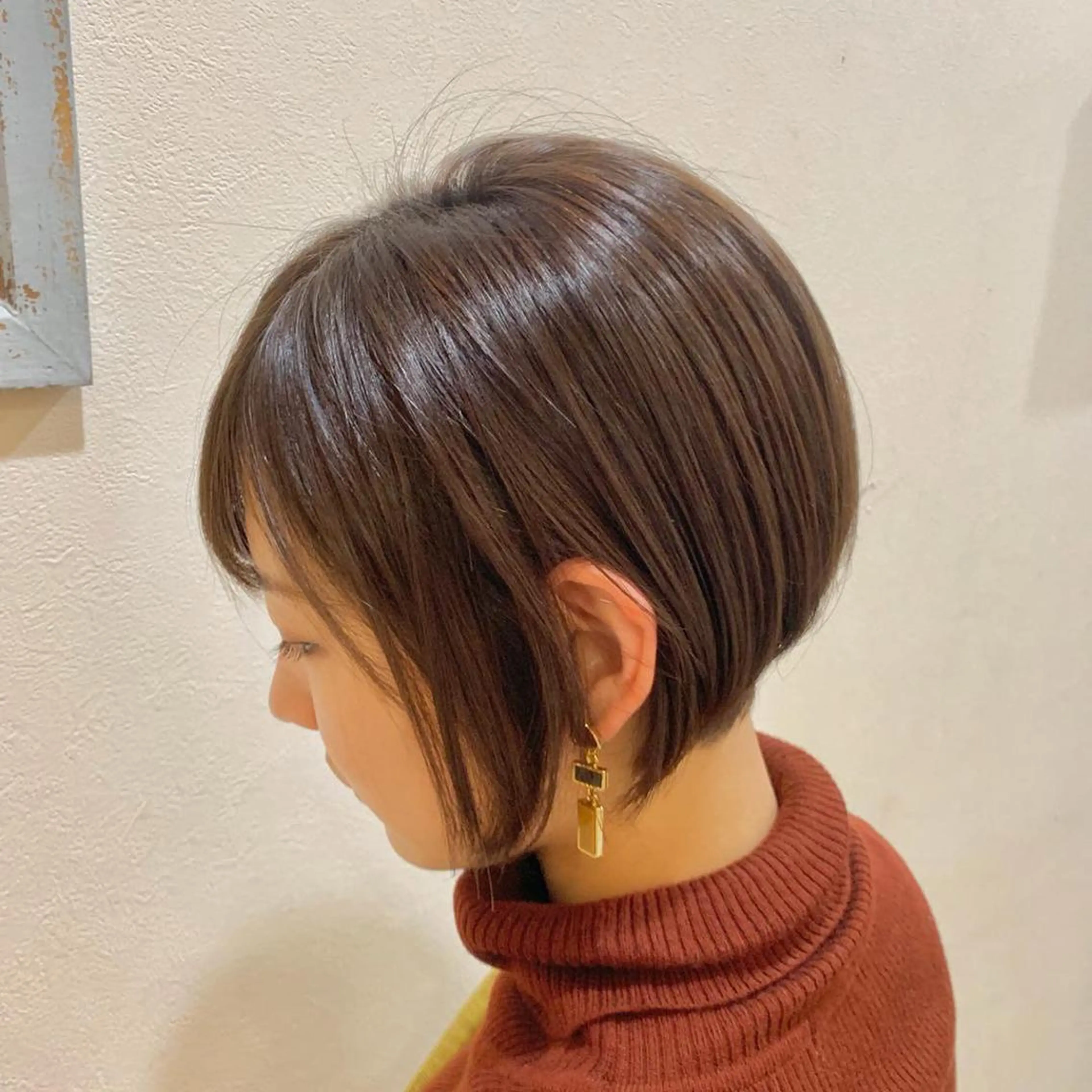 ショート カラー パーマ カット ヘアカラー トリートメント 透明感/ 美髪矯正/田中恭のヘアスタイル