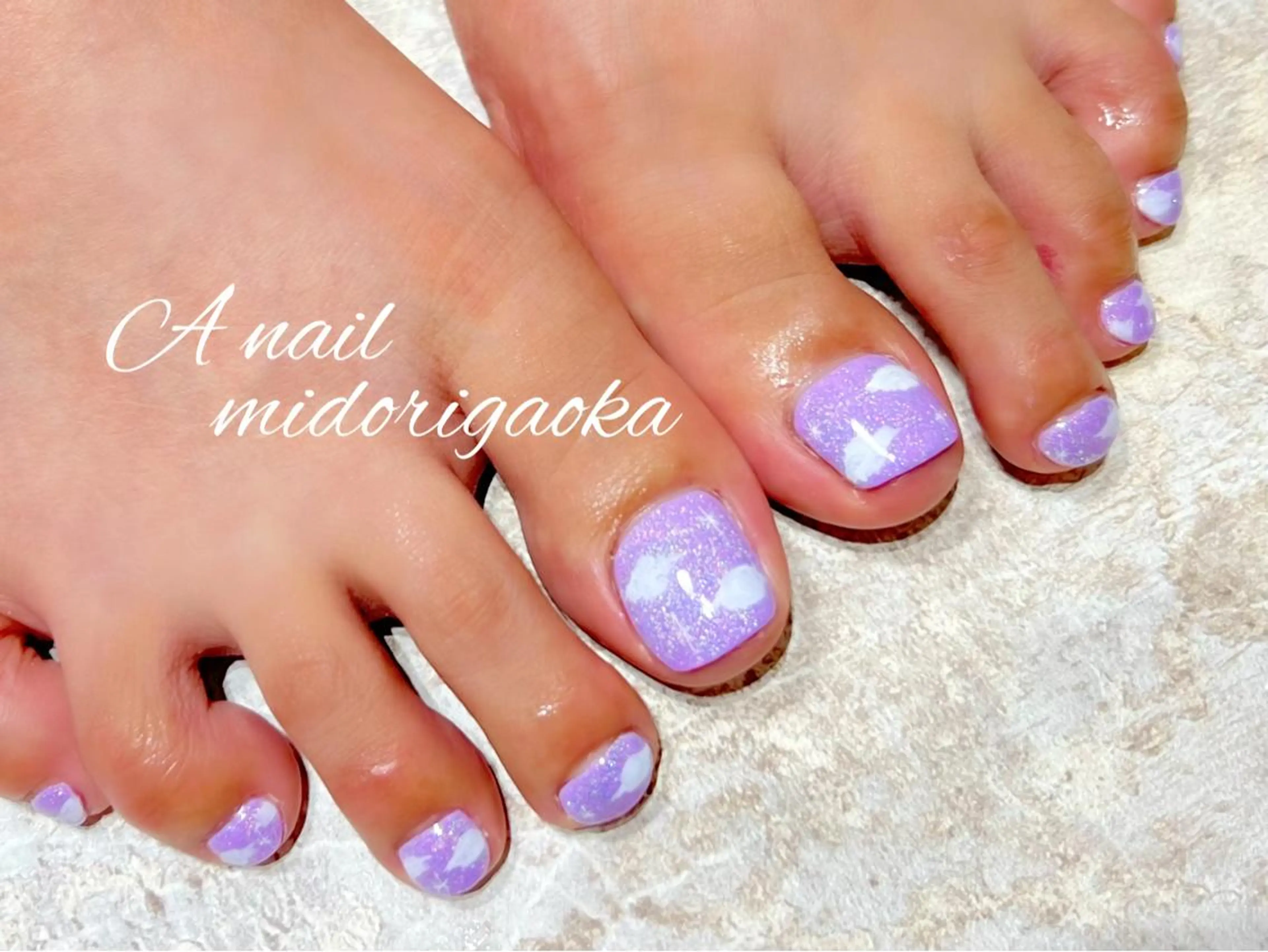 フットバス付き＋甘皮ケア＋選べるフットジェルコースの写真