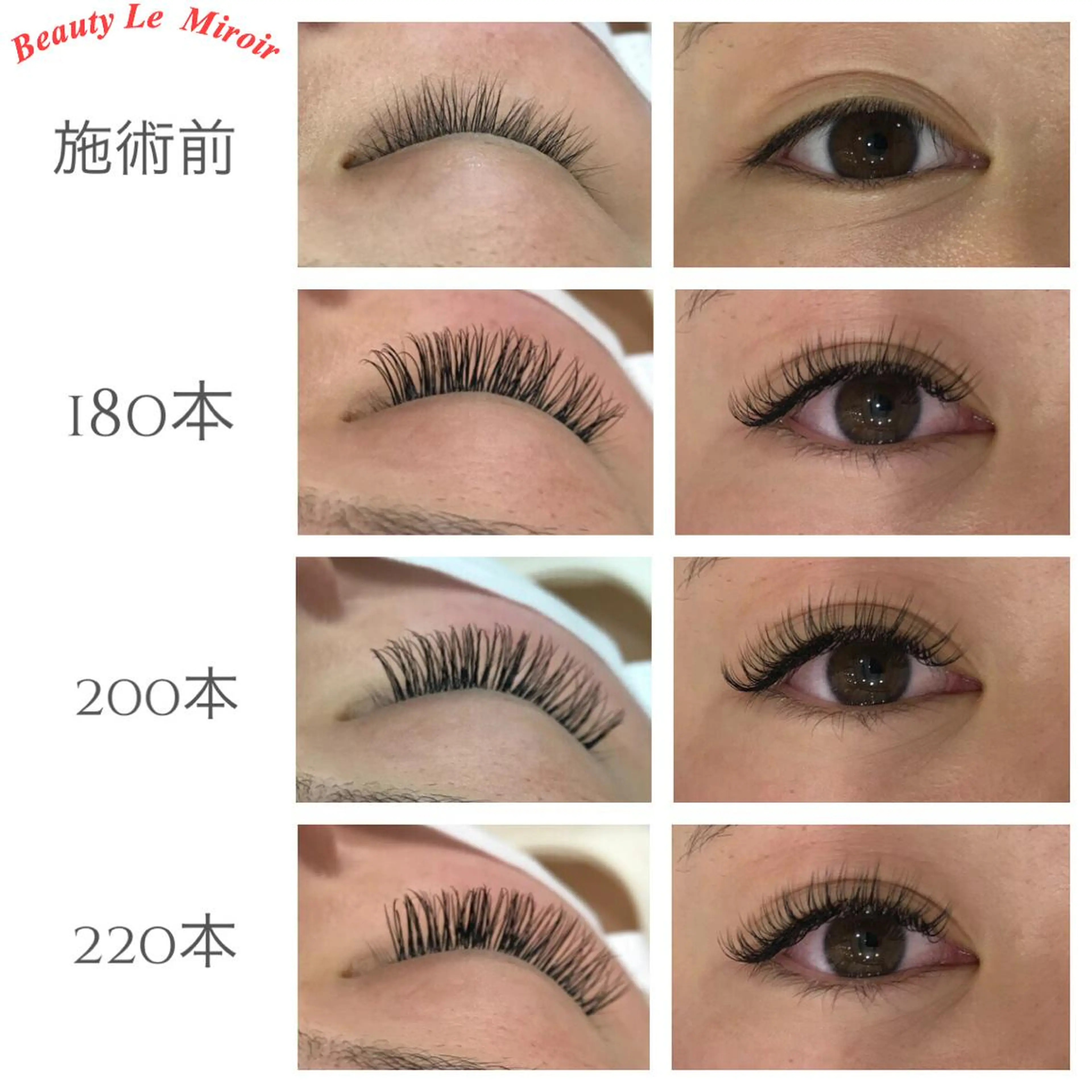 マツエク 200本の写真