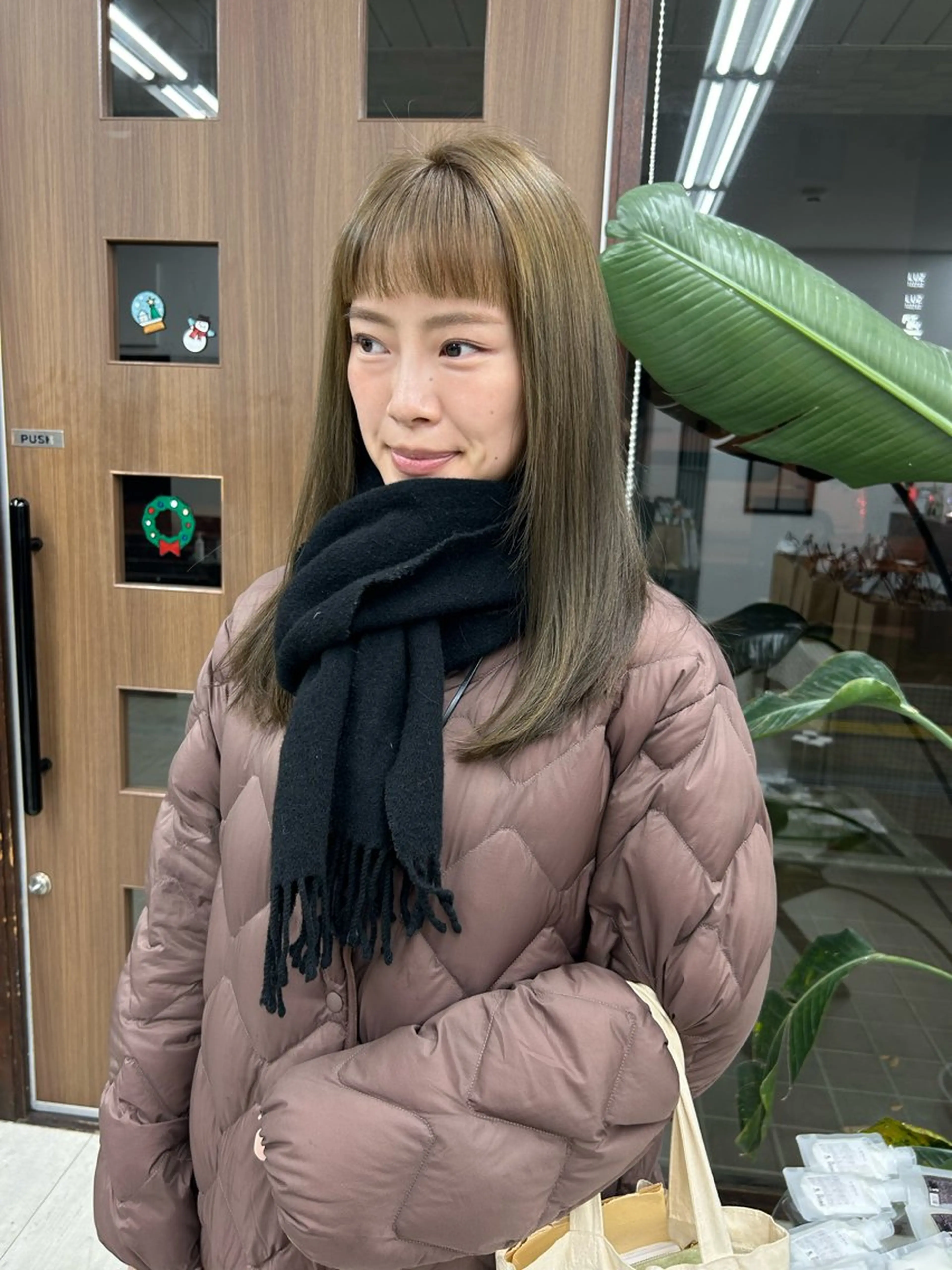 ロング ダブルカラー/韓国 ヘア/さわのあかねのヘアスタイル