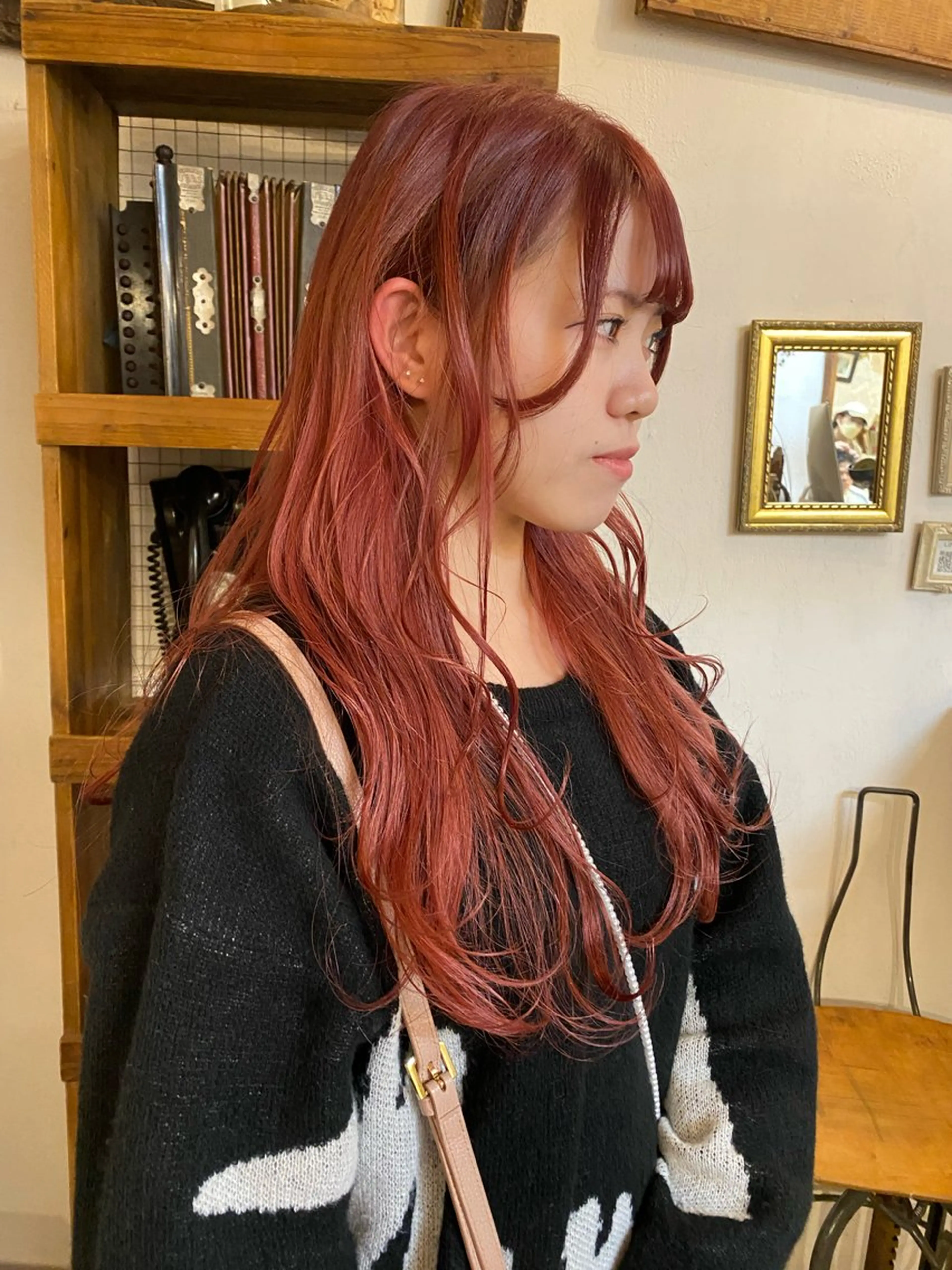 ロング ピンクラベンダー ヘアカラー sea's所属・ヒラカホ/矢場町/ ブリーチ/似合わせのヘアスタイル