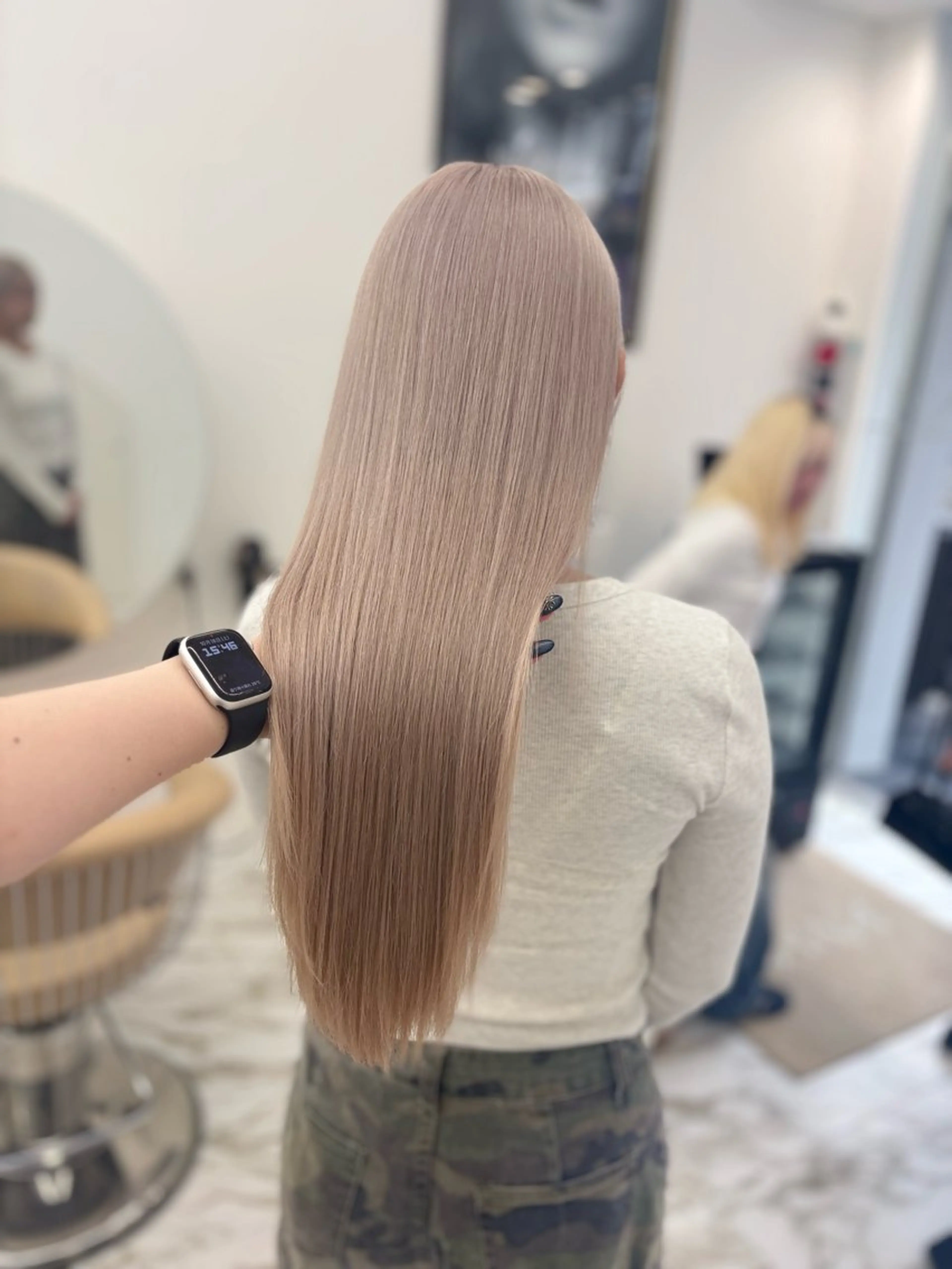 ［リピーター様］🌈💞ケアブリーチダブルカラー（リタッチ）&カラー&トリートメント💟の写真