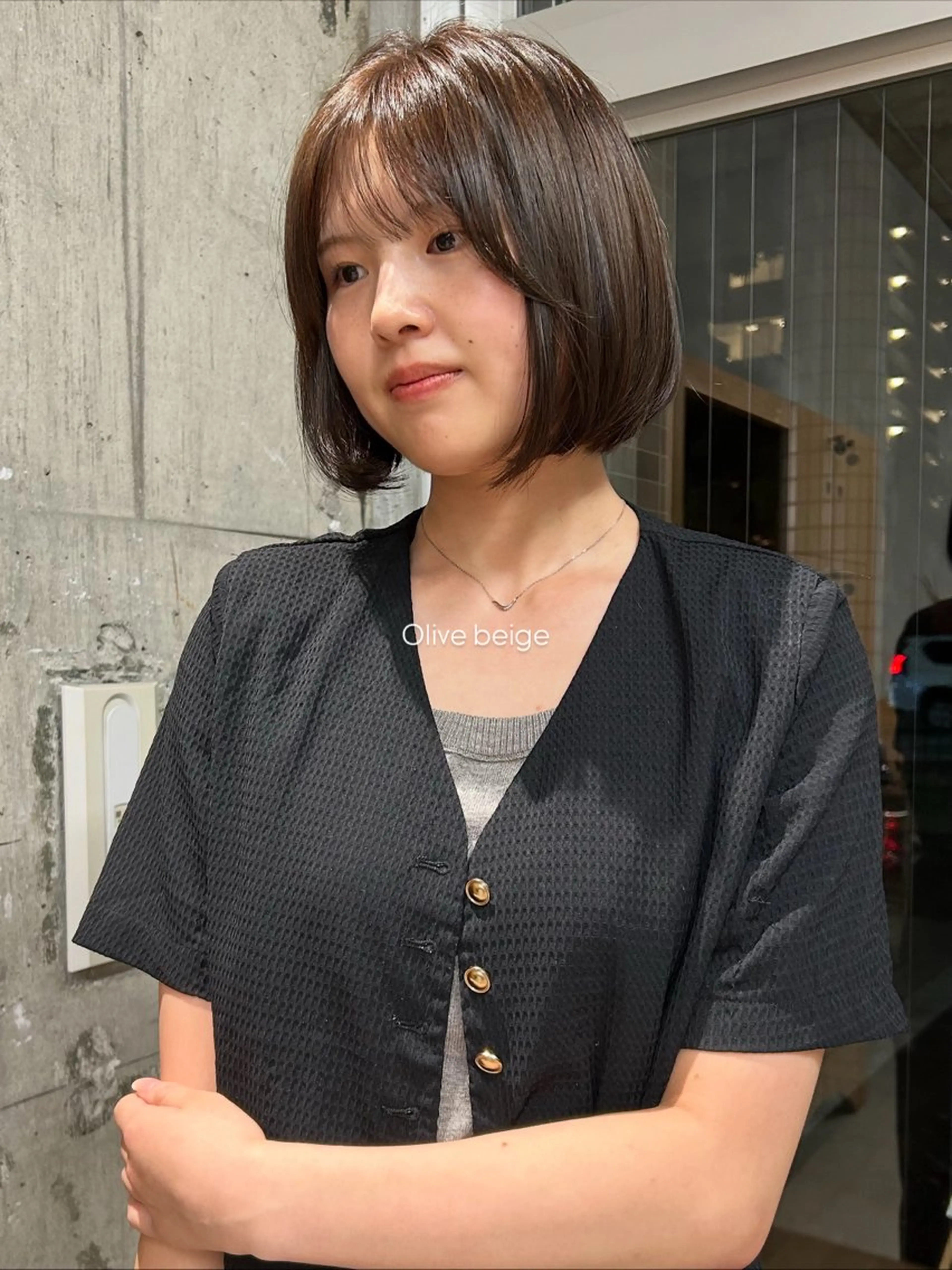 カラー ヘアカラー カエデ🐬 カットカラーモデルのヘアスタイル