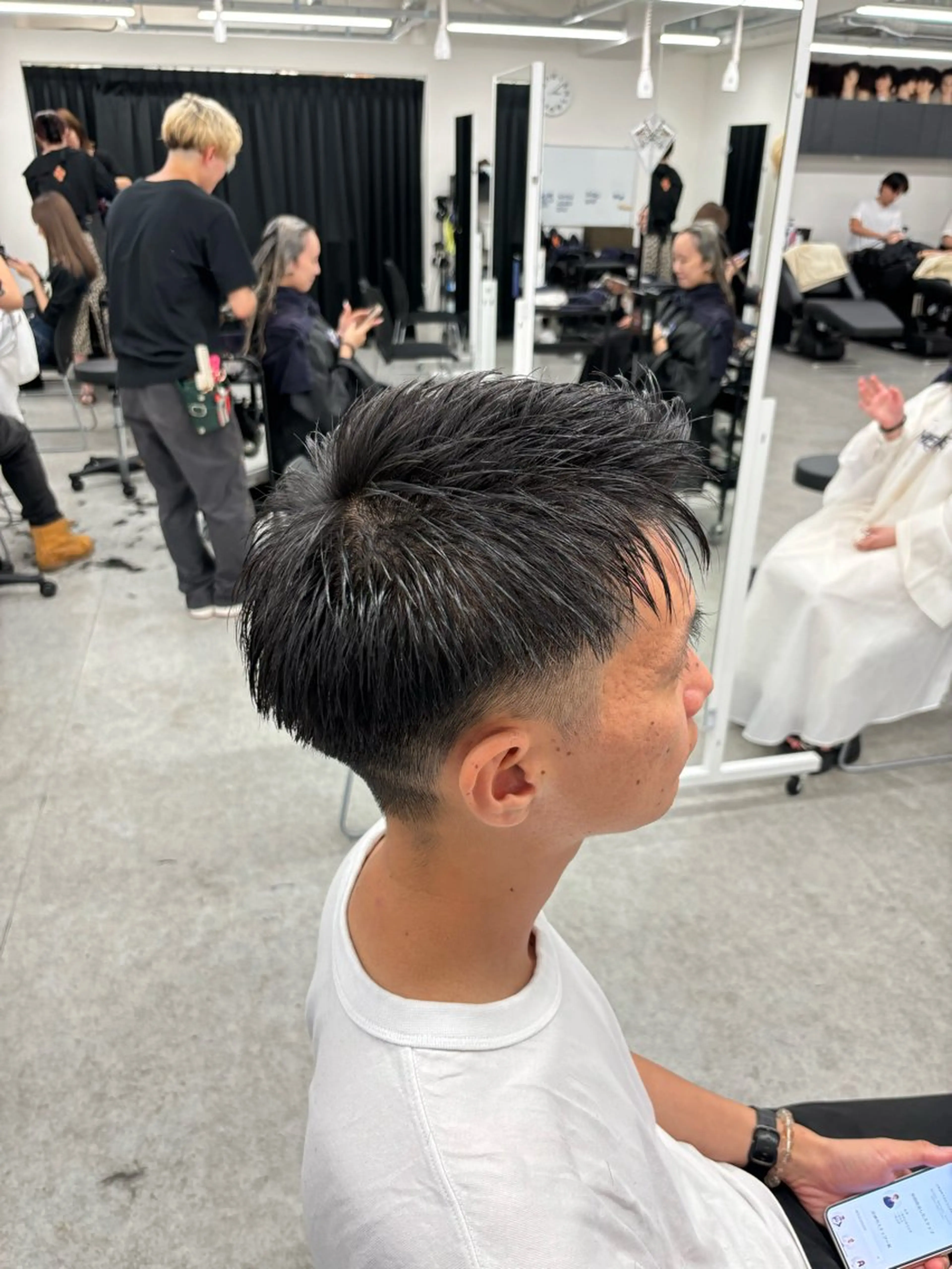 ショート メンズ カット ヘッドスパ ヘアセット 🫧韓国風透明感 ヘア🫧towaのヘアスタイル