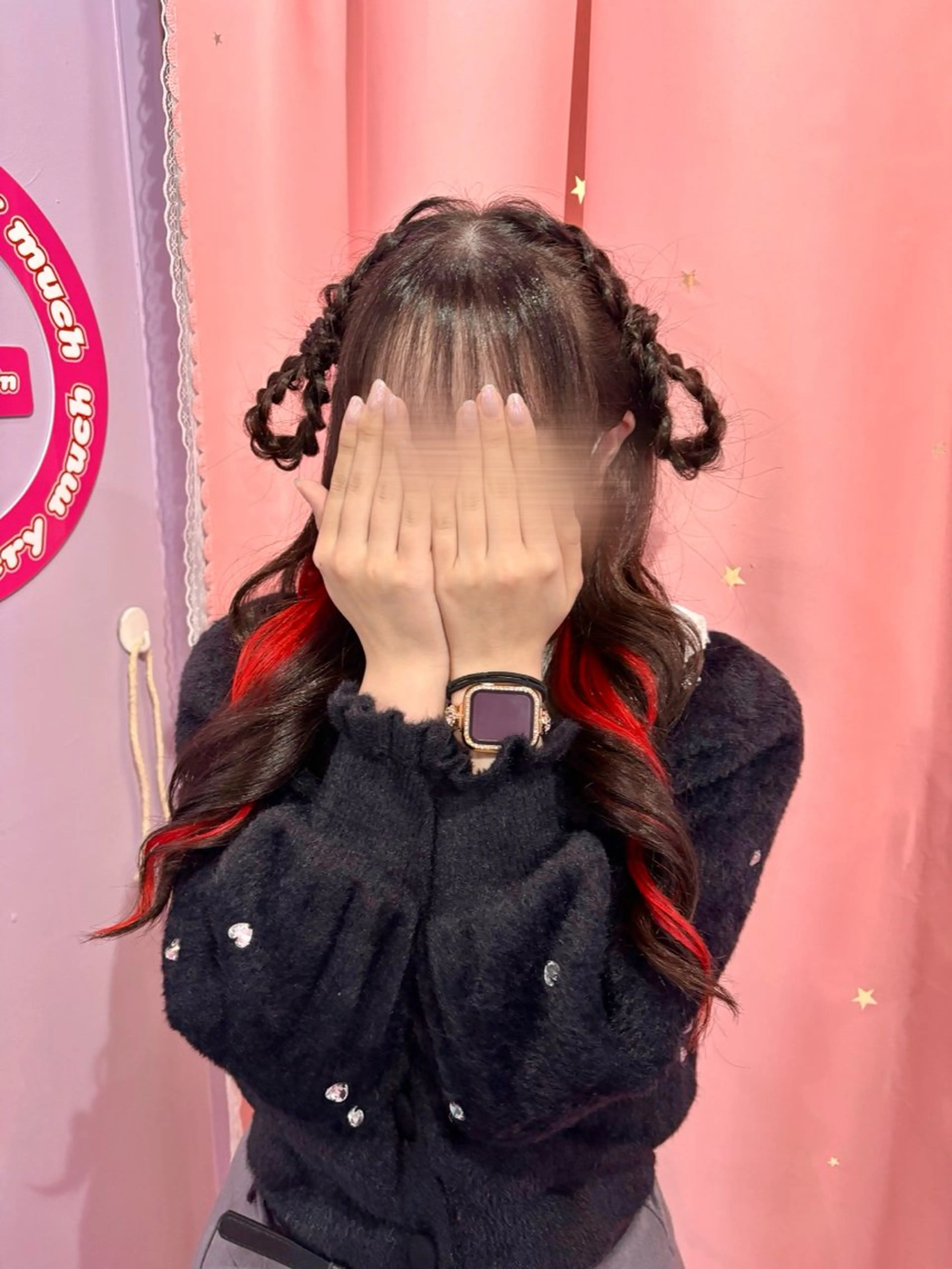 セミロング エクステ ヘアセット TOY🐈‍⬛🎀 派手髪/地雷系のヘアスタイル