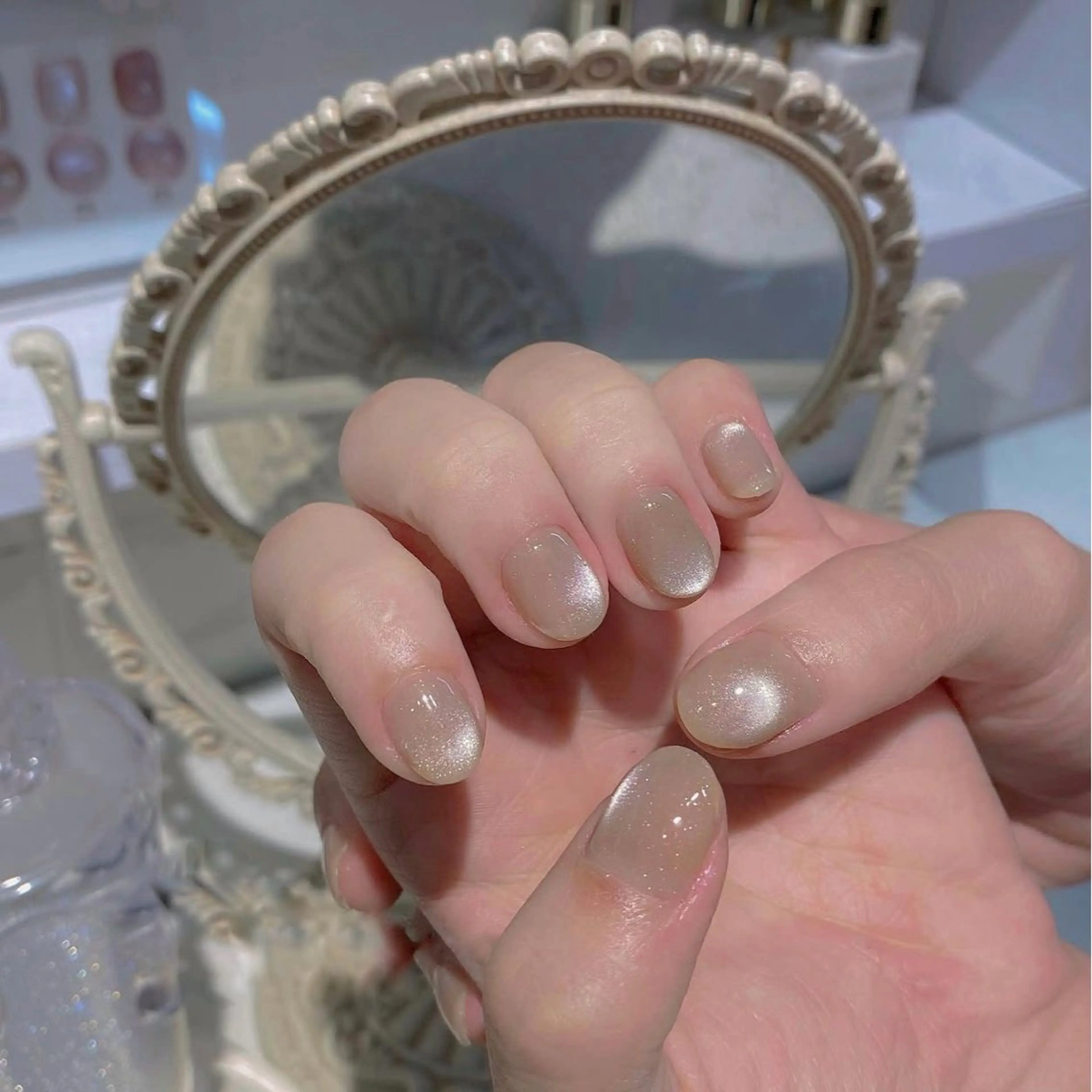 ネイル マグネットネイル ハンドネイル sora ❄️のネイルデザイン