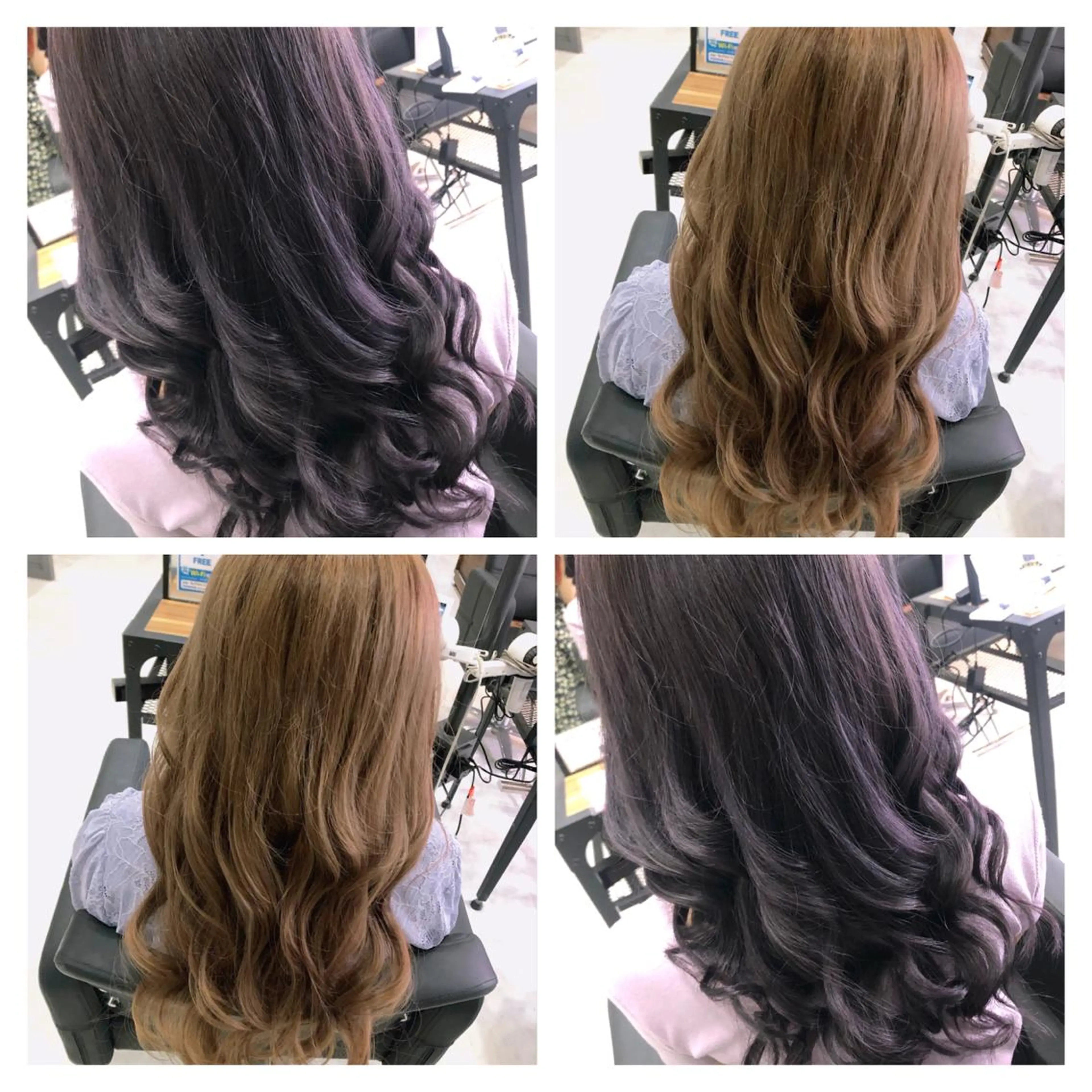 セミロング カラー ヘアアレンジ 🎀推し活ヘアー🎀 Yuuna🐰💖のヘアスタイル