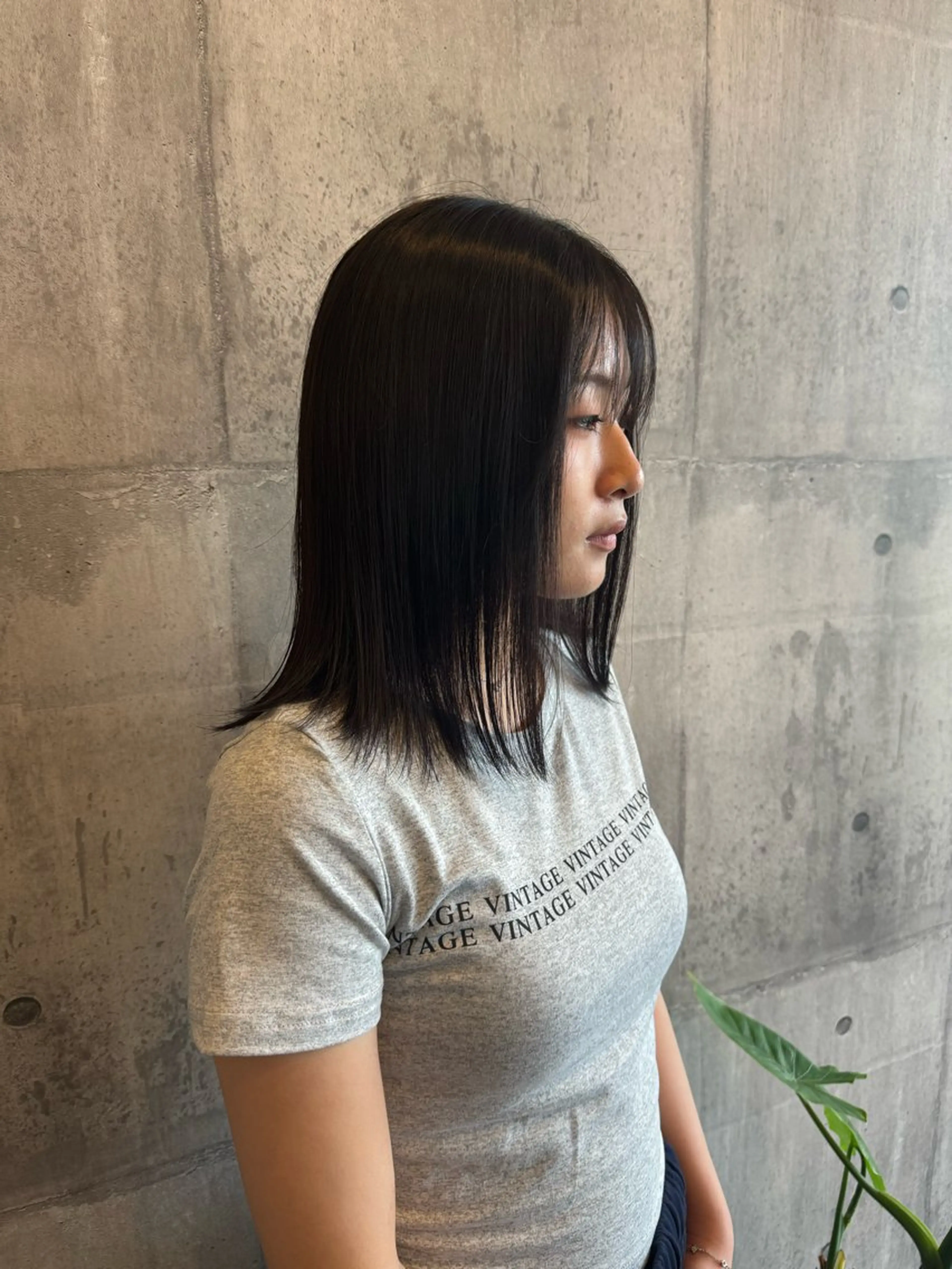 セミロング 縮毛矯正 🔅透明感カラー切田 はじめ🔆のヘアスタイル