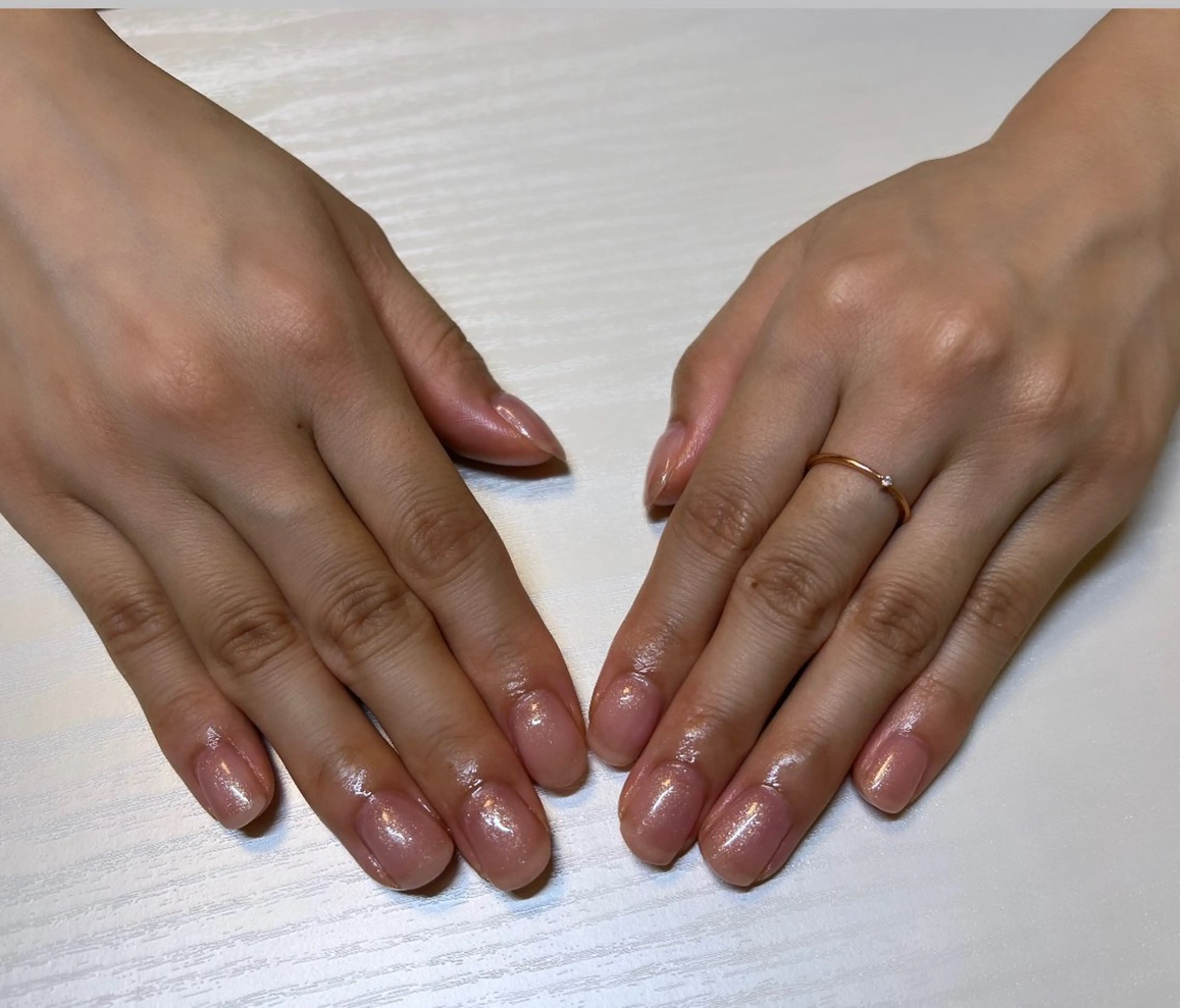 ネイル ワンカラーネイル シンプルネイル ハンドネイル mii nail🌴のネイルデザイン