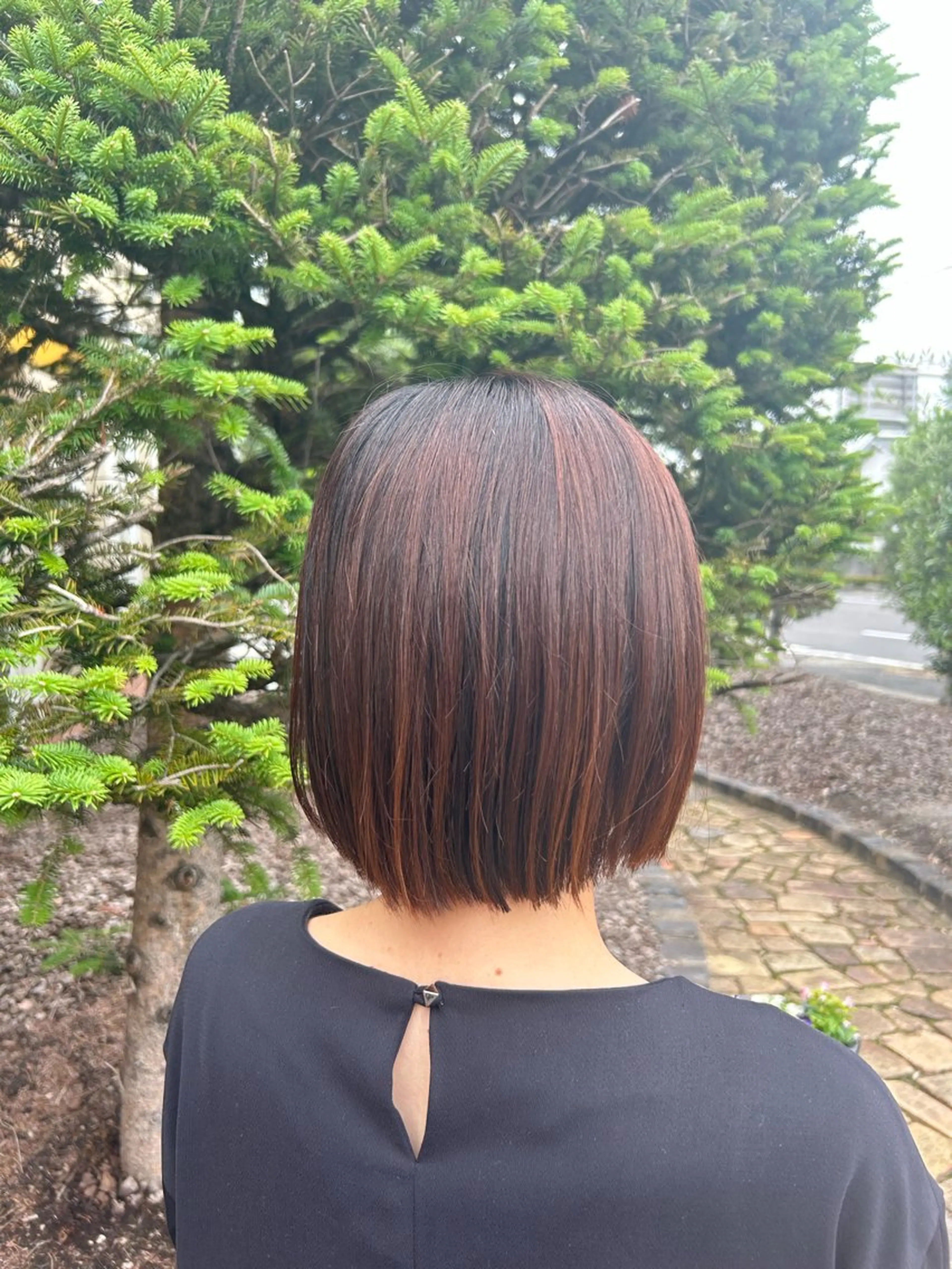 ミディアム ボブ カット ヘアルームflat・ Rena🌼ྀིのヘアスタイル