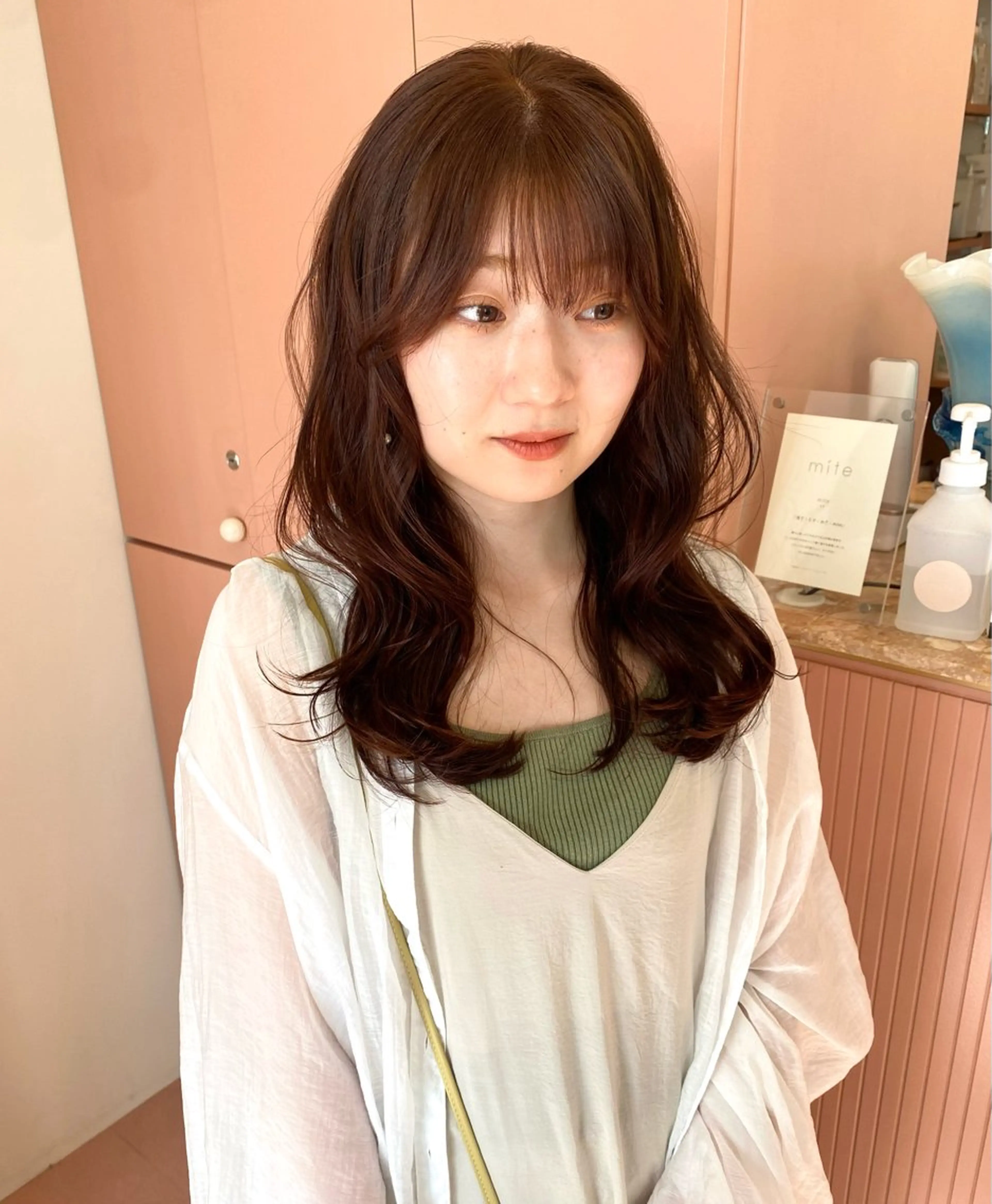 セミロング カラー akim kaminoke所属・矢場町 🌟yopiのヘアスタイル