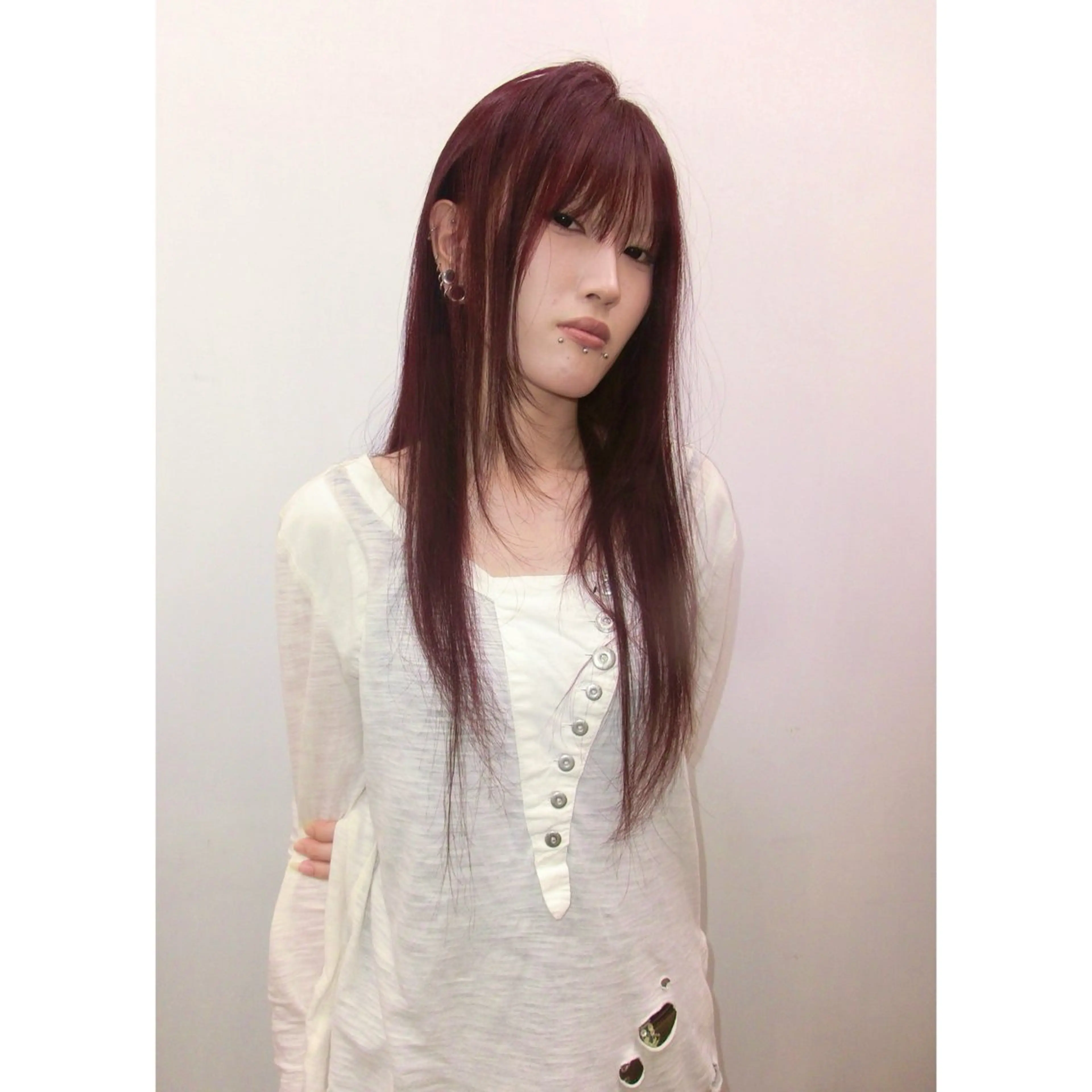 ロング カラー ヘアカラー トリートメント ヘアセット Kanna 神奈のヘアスタイル