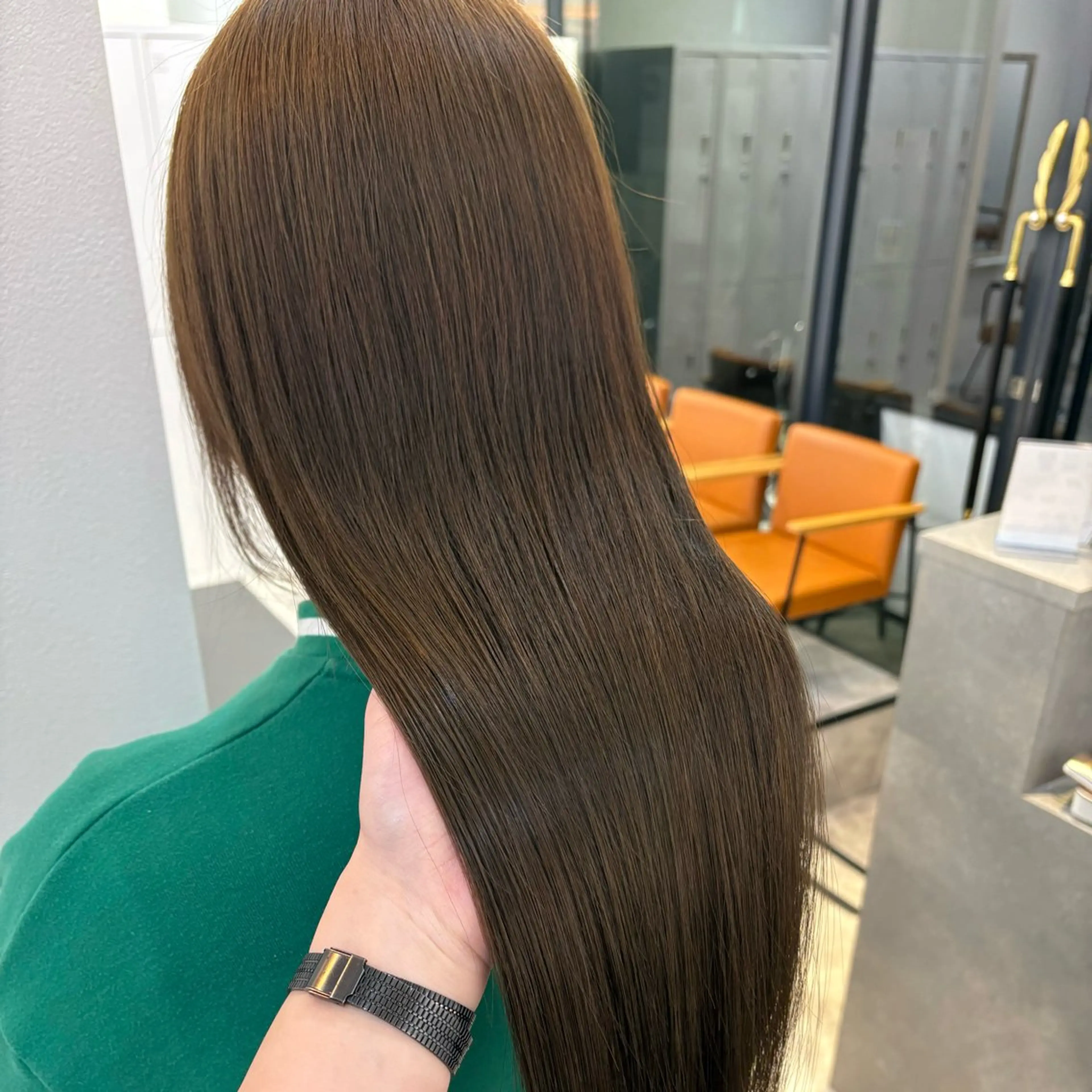 ロング カラー カット ヘアカラー トリートメント 梅田/髪質改善カラー ❄︎ mikiのヘアスタイル