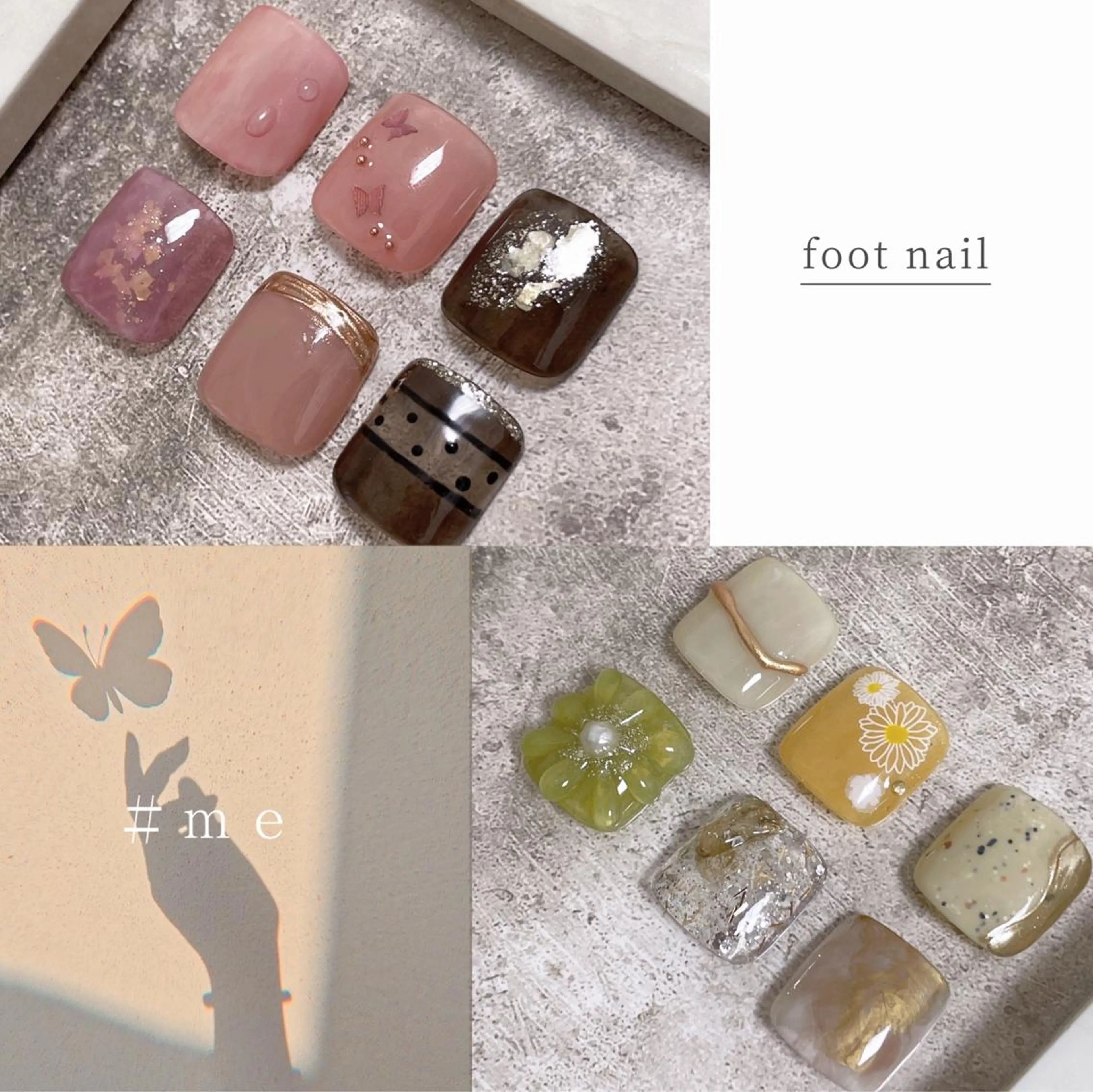 ネイル ハンドネイル フットネイル ＃ ｍｅのネイルデザイン