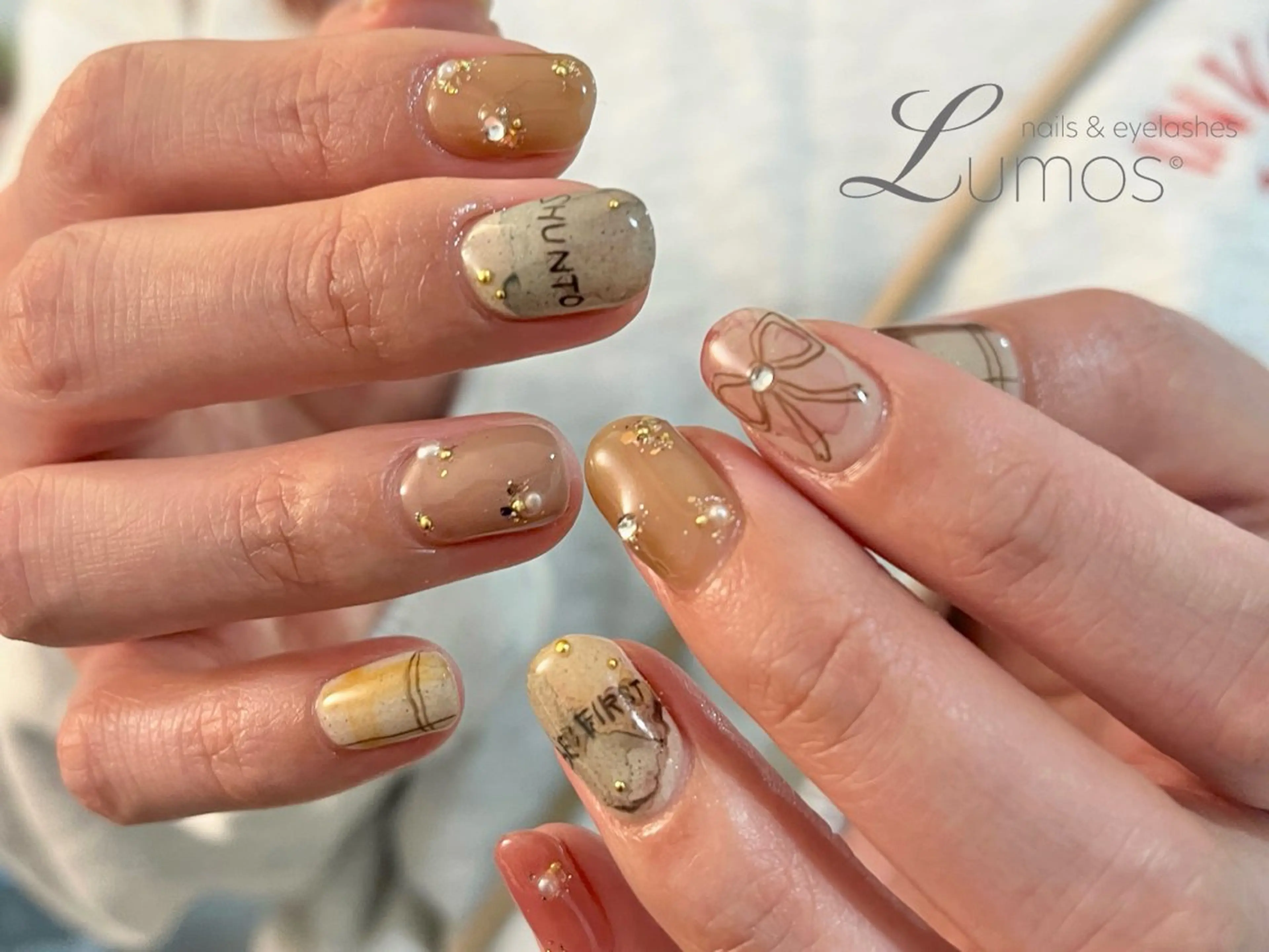 ネイル Lumos nails&eyelashes桜川店所属・Lumos hirocoのネイルデザイン
