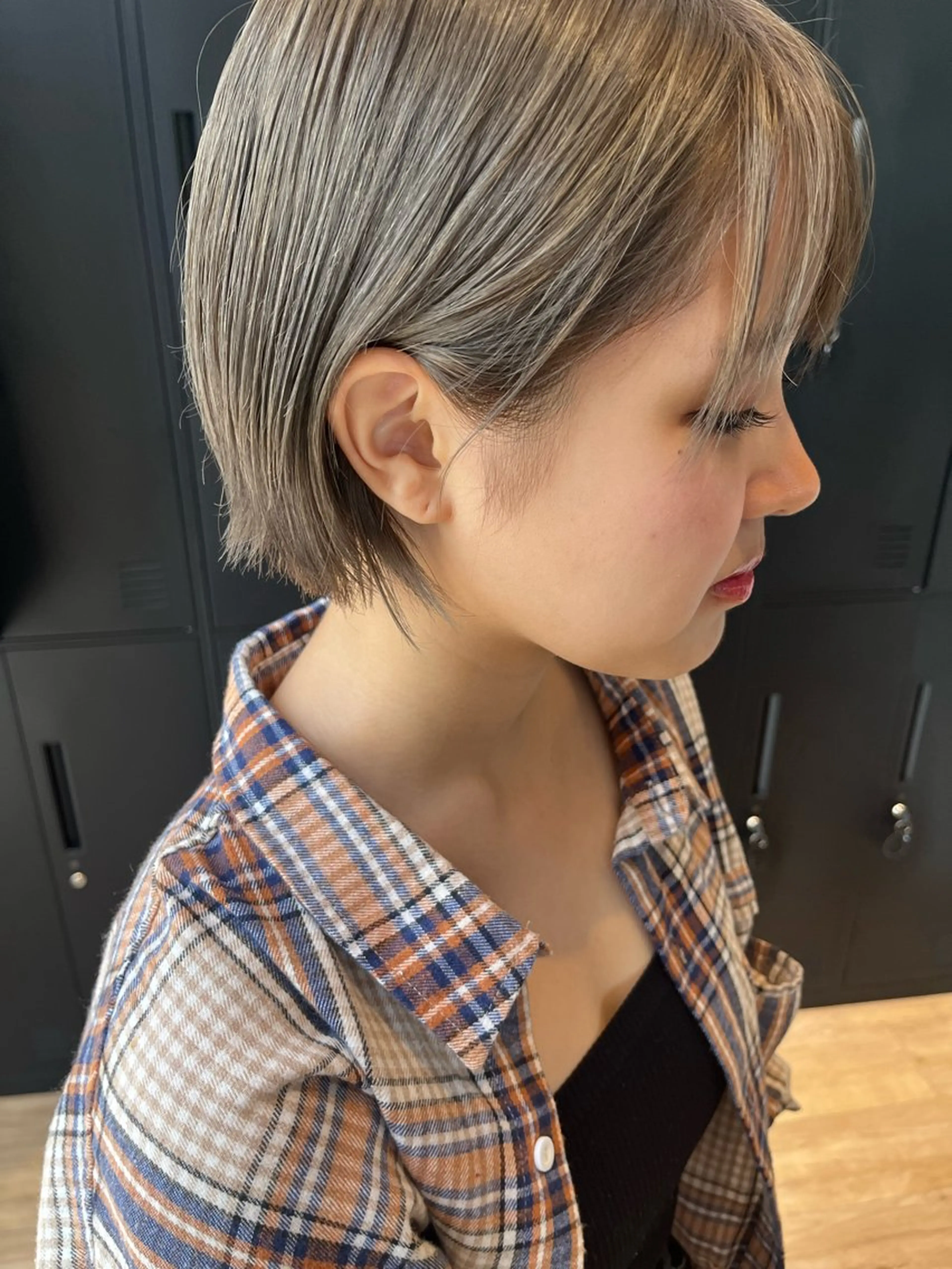 ショート カラー 須藤 優真 レイヤーボブ ウルフのヘアスタイル