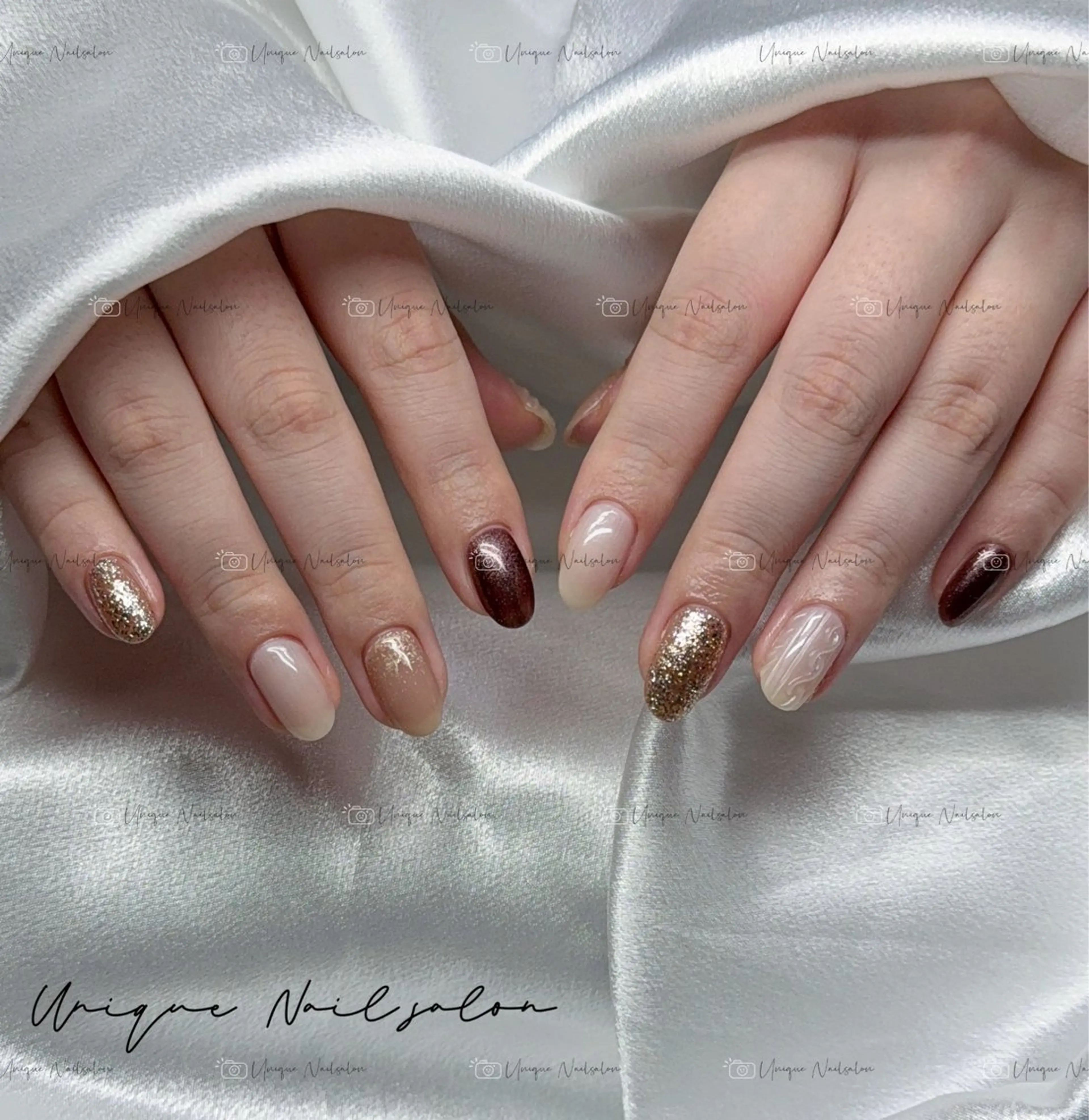 ネイル ハンドネイル ハンドケア UniqueNail 長さだし専門店のネイルデザイン