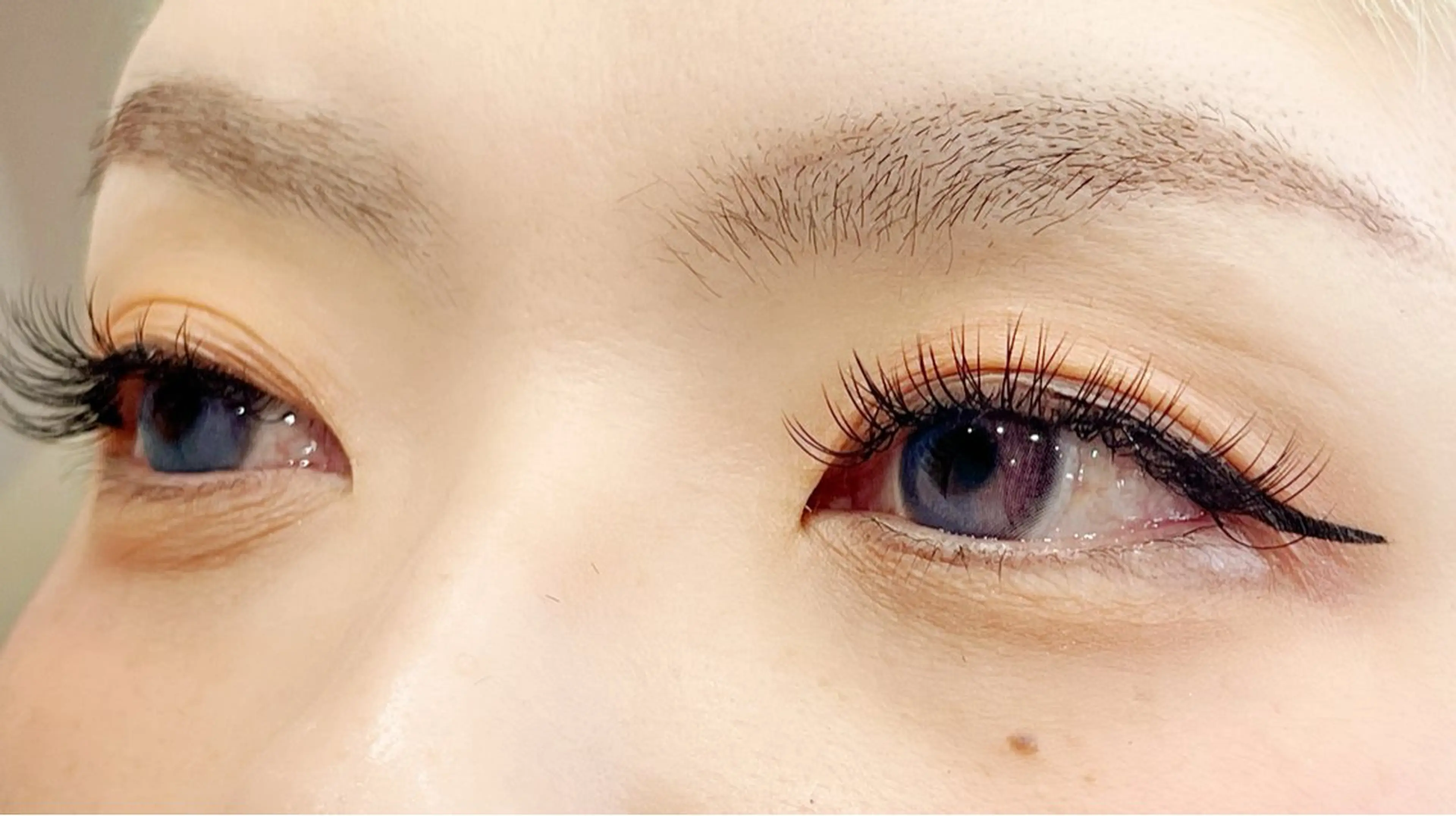 マツエク・マツパ 目尻長め Be_beauty studio所属・be_ なつきの眉毛・アイブロウイメージ