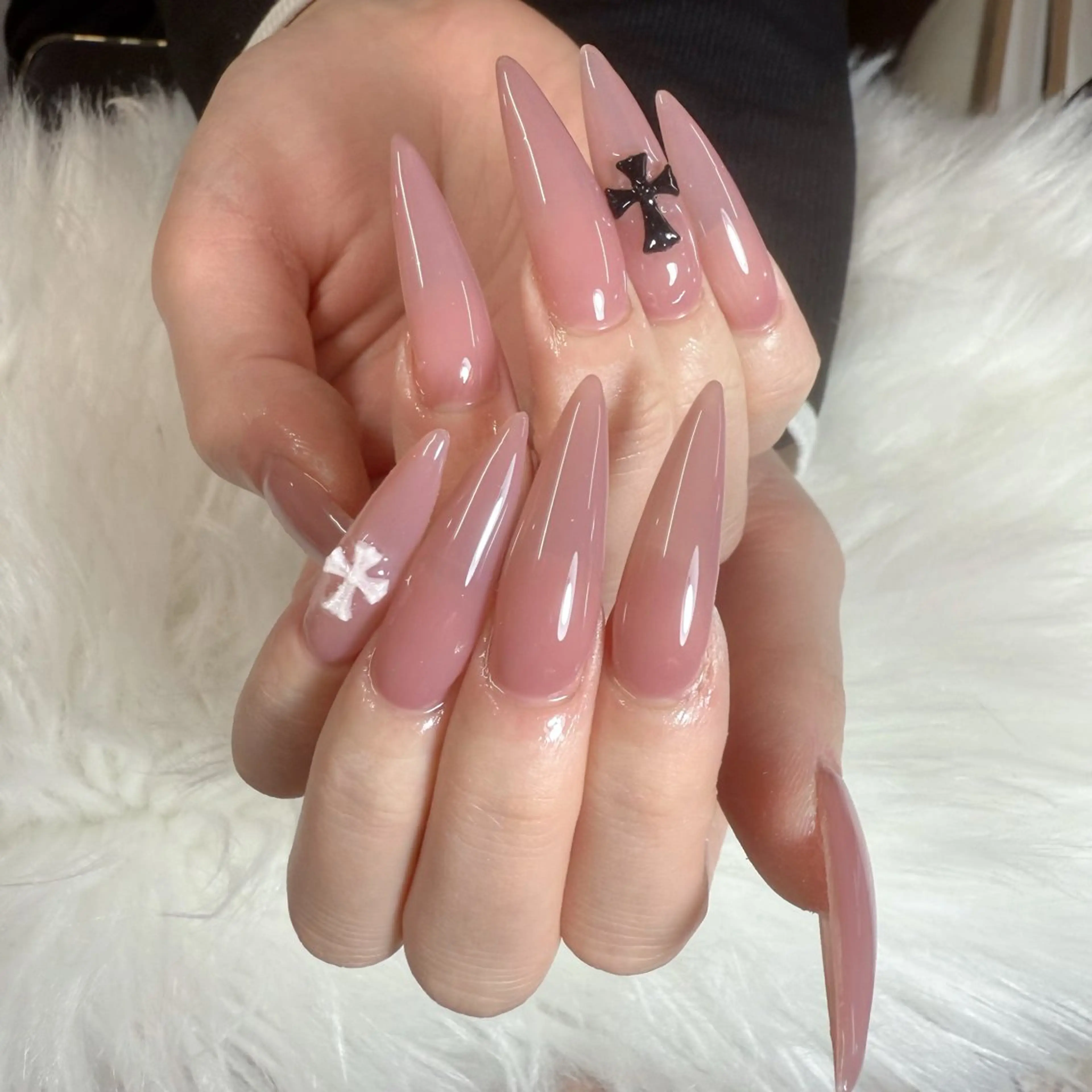 ネイル ハンドネイル 🎀nana🫧 ワンホンネイル🎀のネイルデザイン