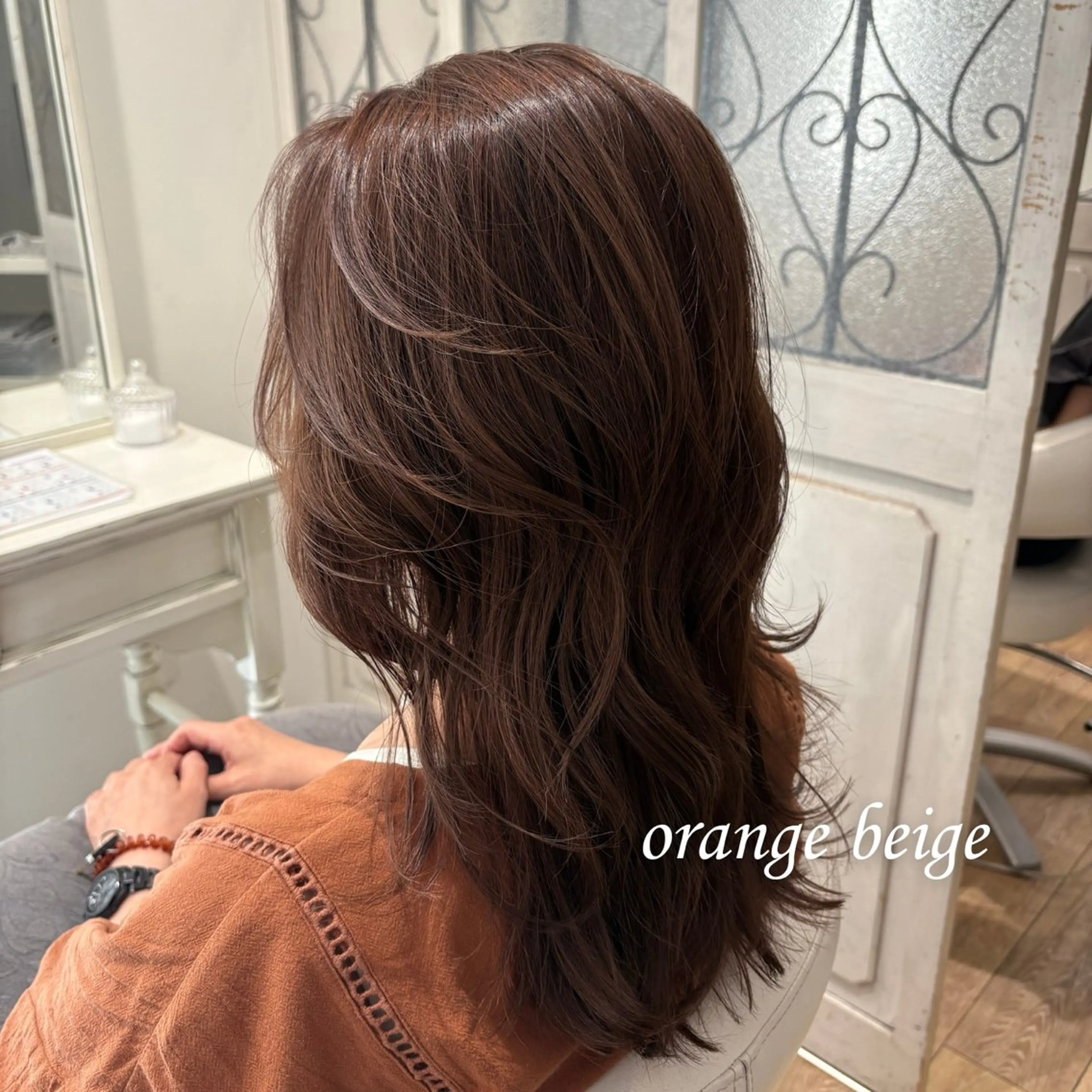 セミロング カラー ✨似合わせstyle ✨mei🦋のヘアスタイル