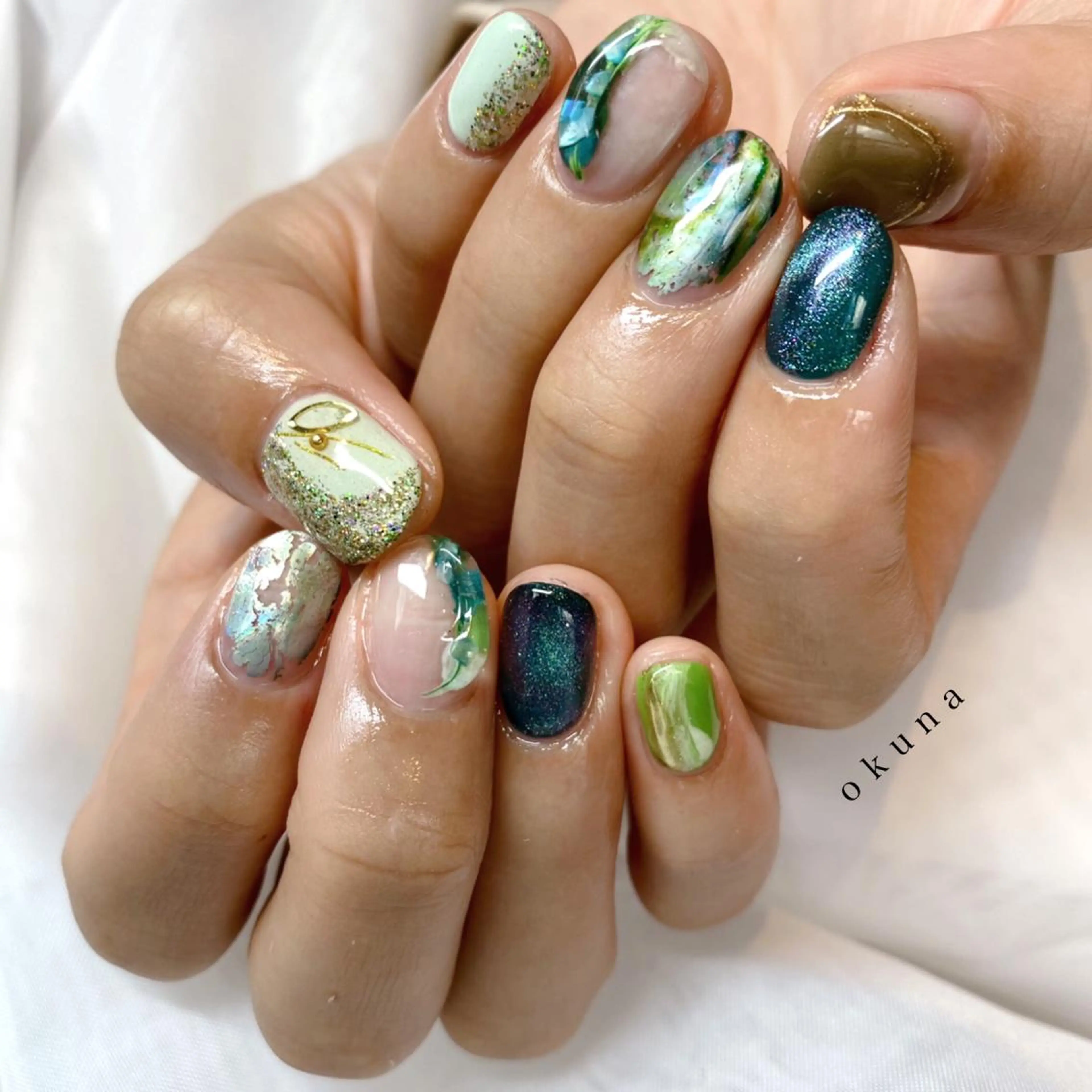 ネイル ニュアンスネイル パンチャパンチャ ネイルサロンのネイルデザイン