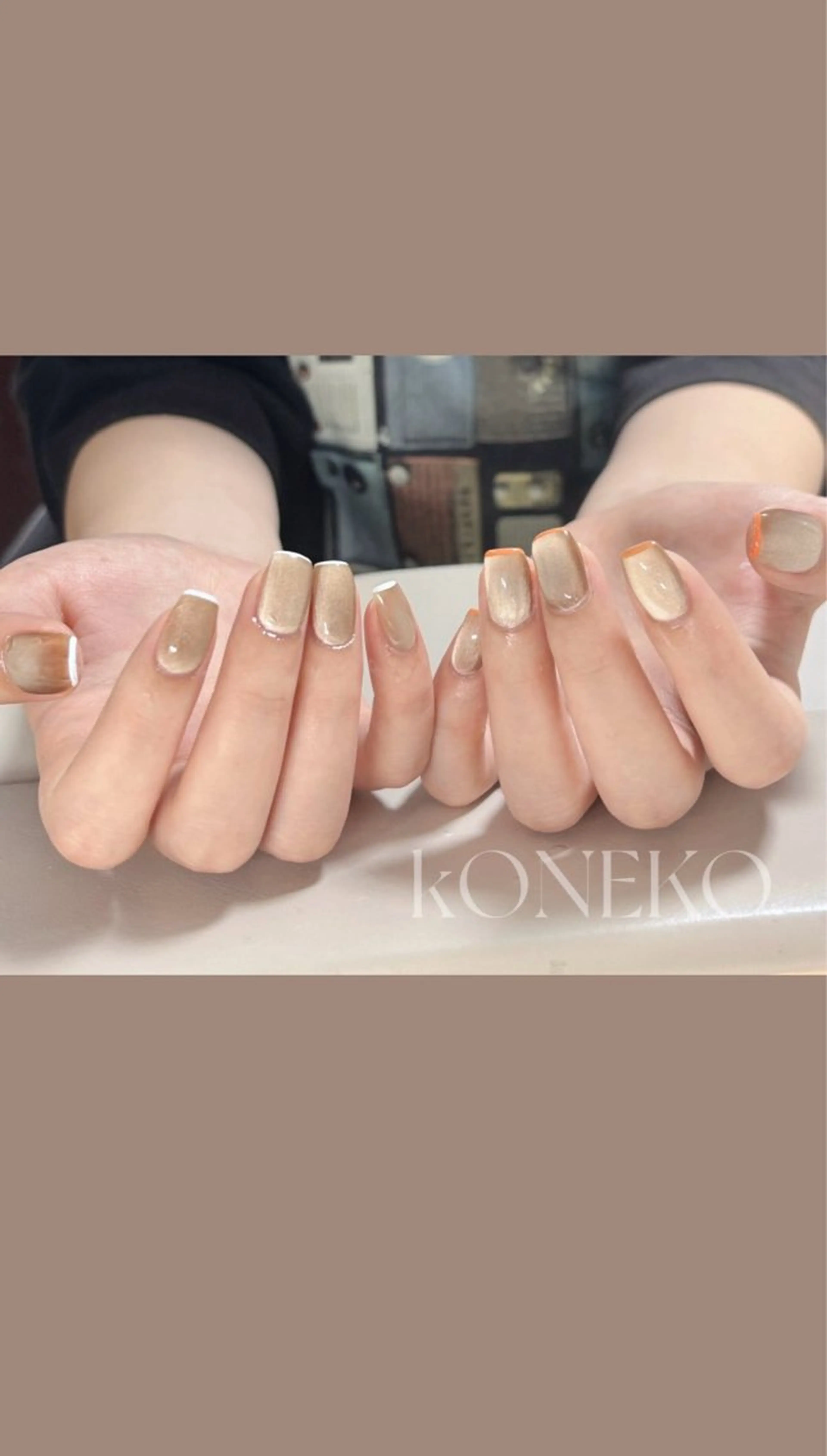 ネイル コネコネイルサロン モデル用のネイルデザイン