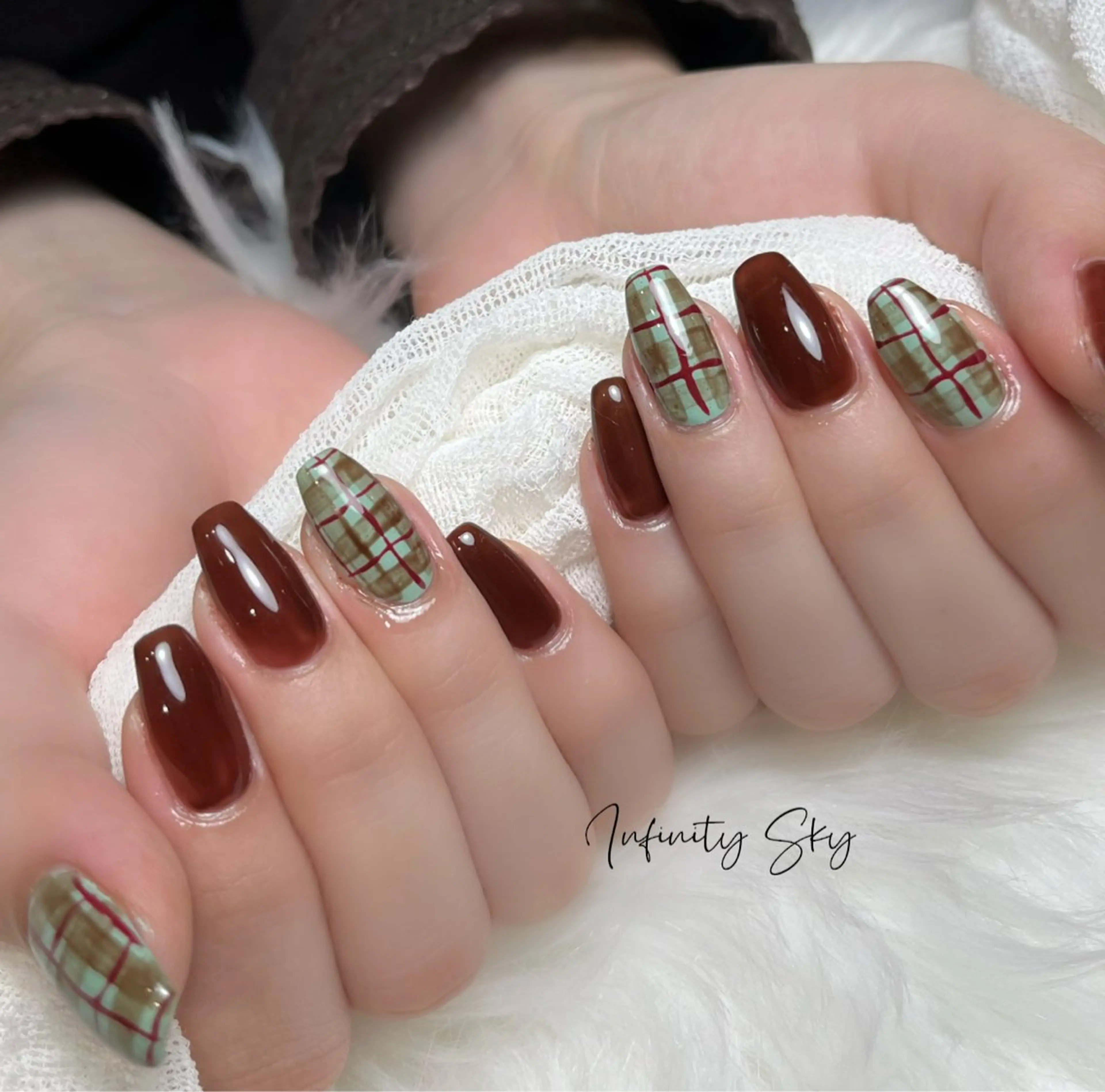 ネイル infinity skyのネイルデザイン