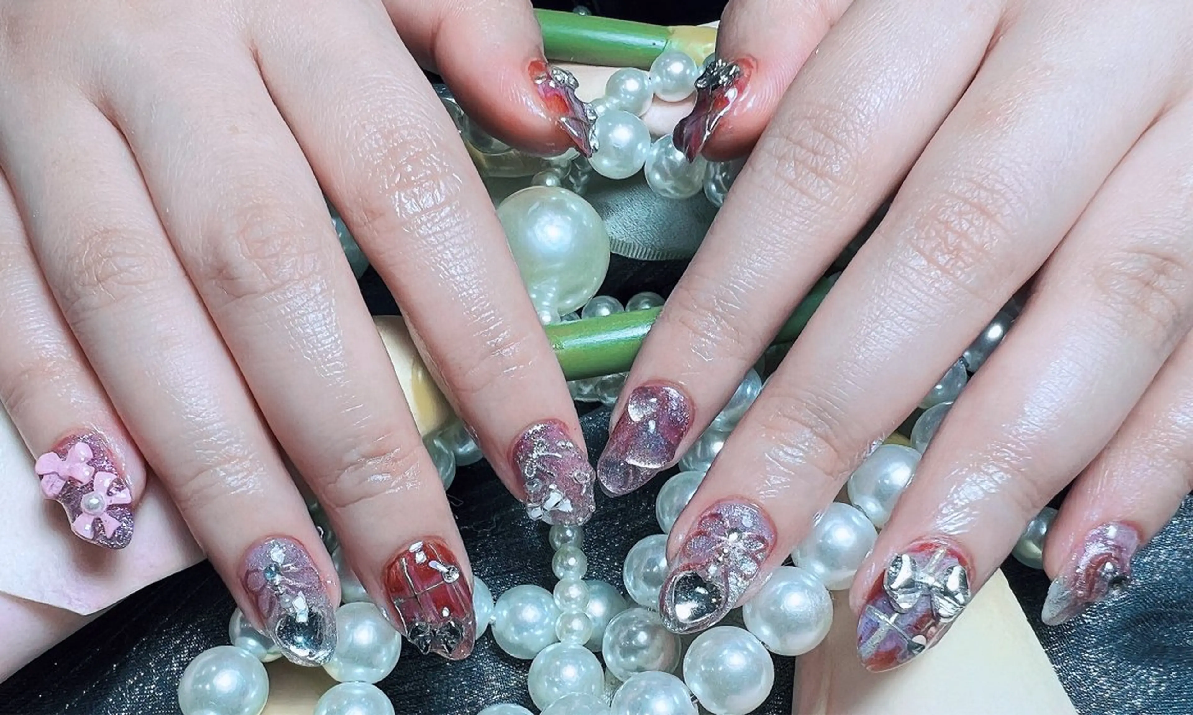 ネイル 持ち込み mo moのネイルデザイン