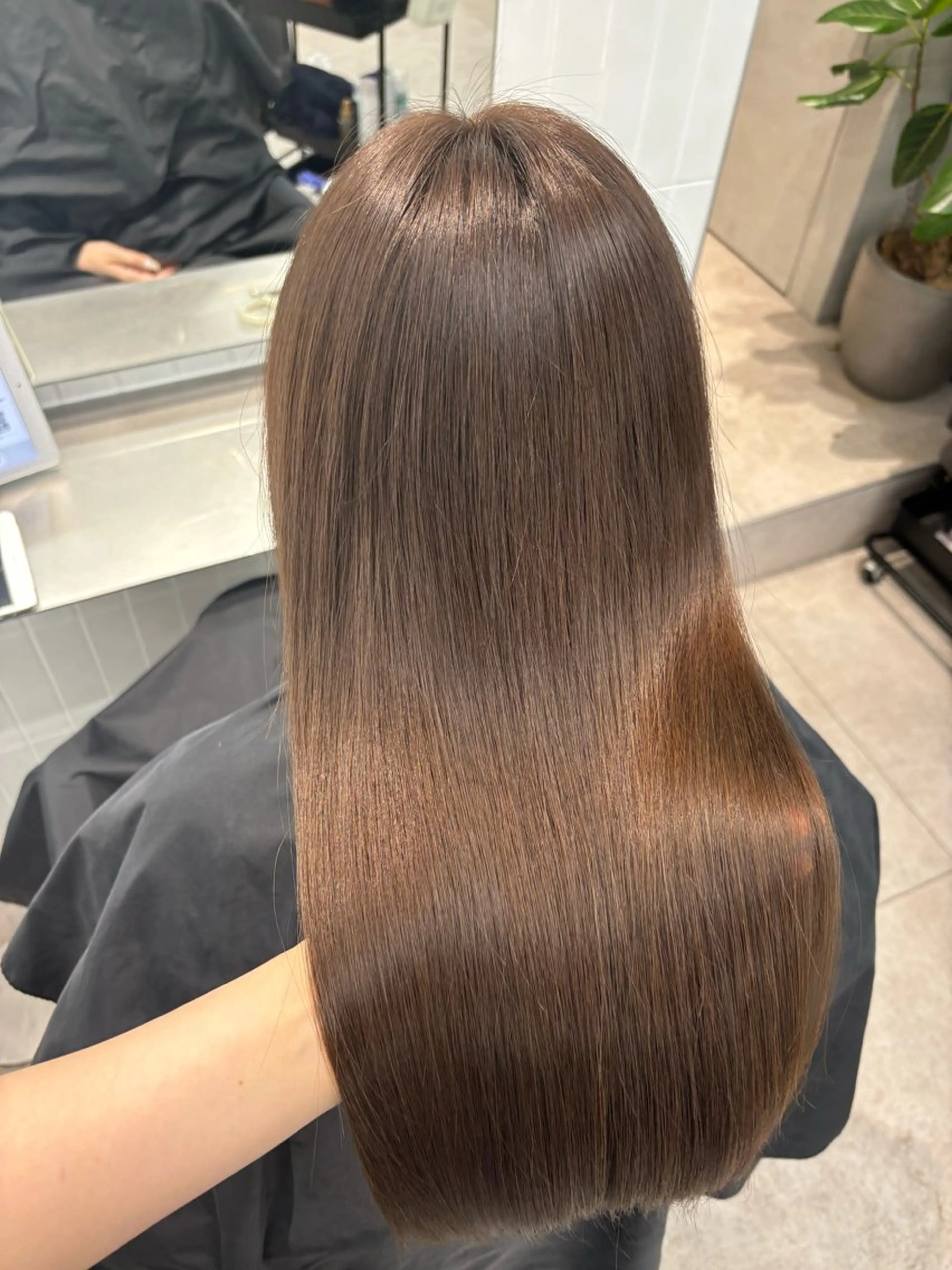 セミロング emi 韓国ワンホンヘアのヘアスタイル