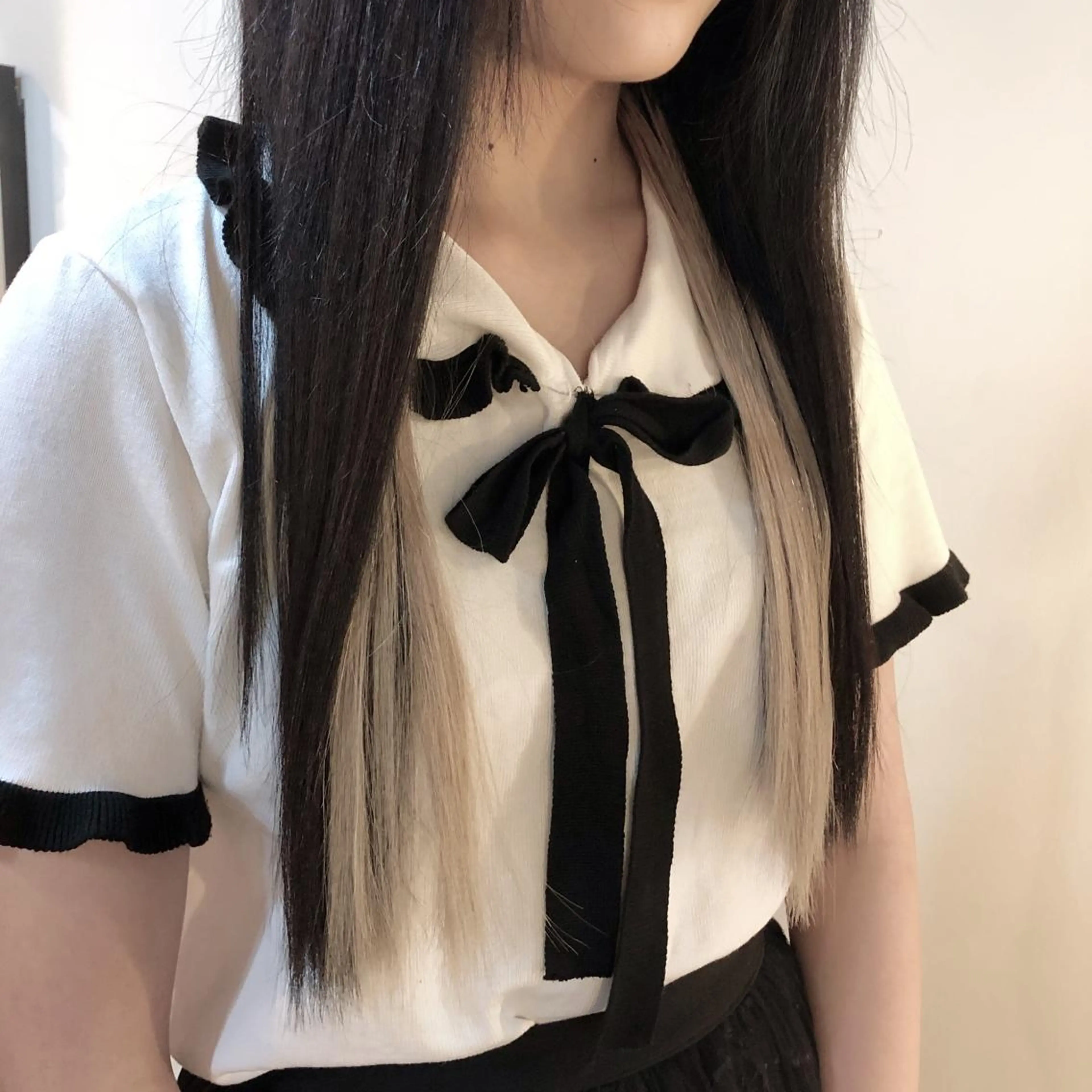 ロング カラー ヘアアレンジ ハイトーンカラー インナーカラー Hair Make Salon ZERO所属・Hair Make Salon ZEROのヘアスタイル