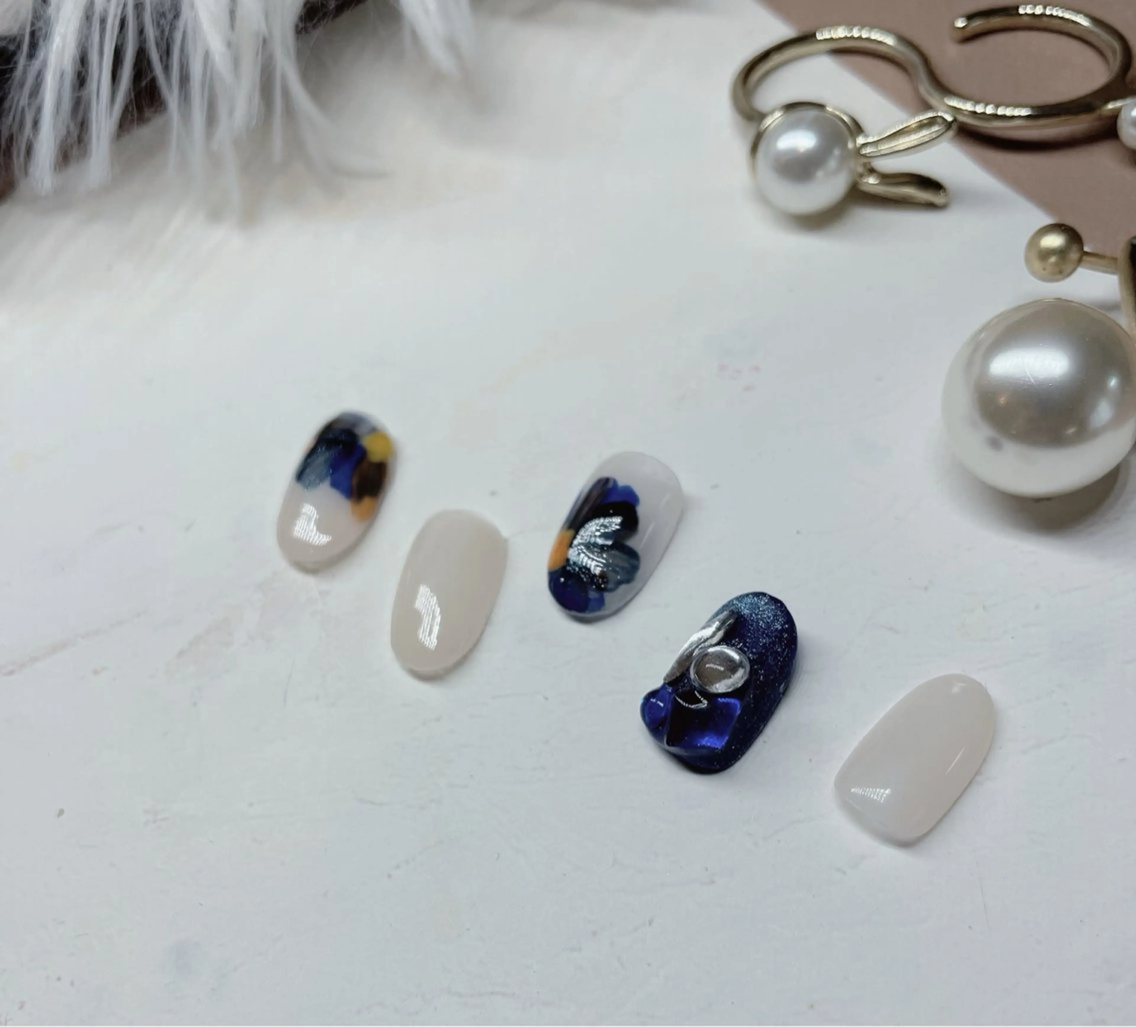 ネイル フラワーネイル ハンドネイル Maylie Nail所属・キイ サロンのネイルデザイン