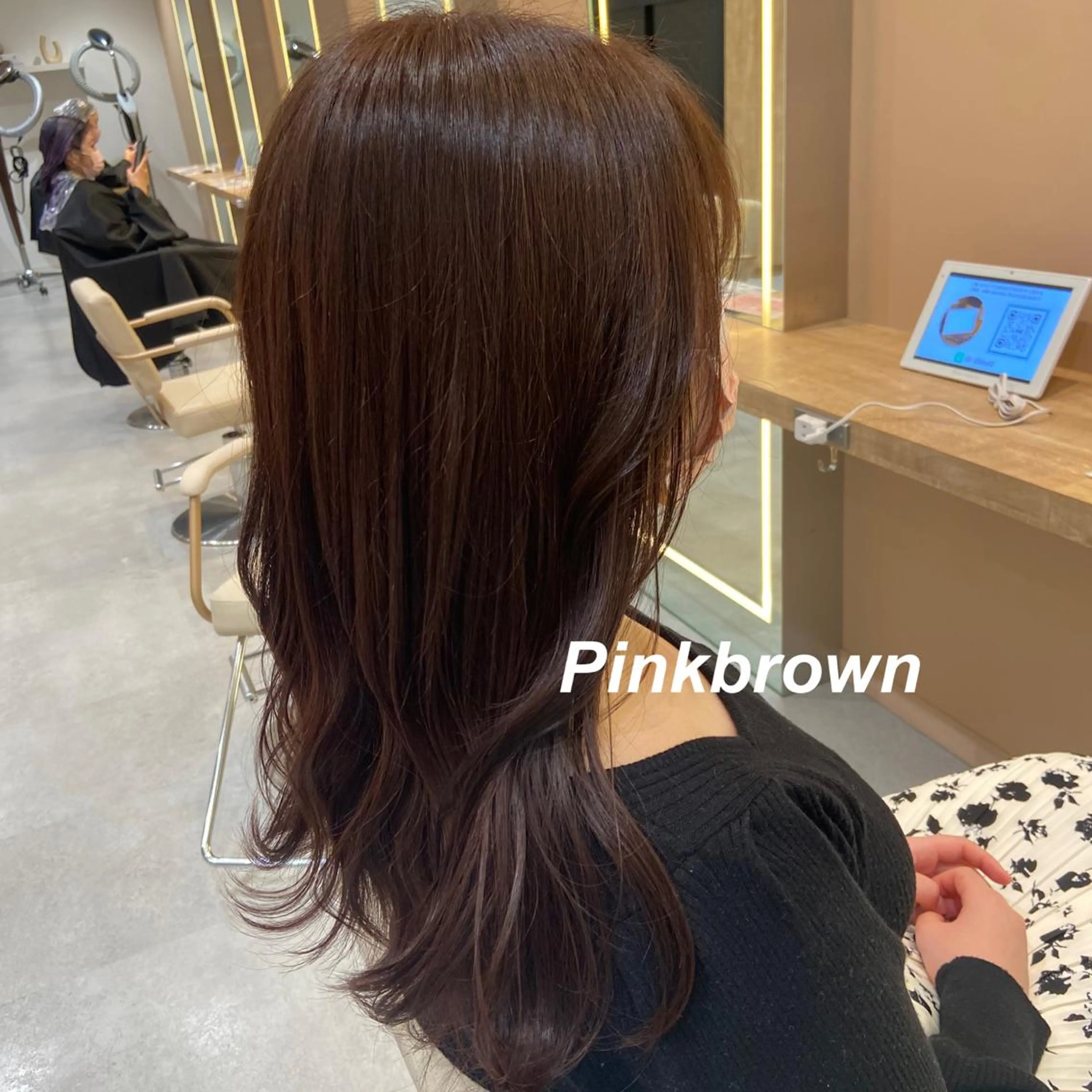 ロング カラー カット ヘアカラー プルエクステ/インナ ーカラー🦊はるなのヘアスタイル