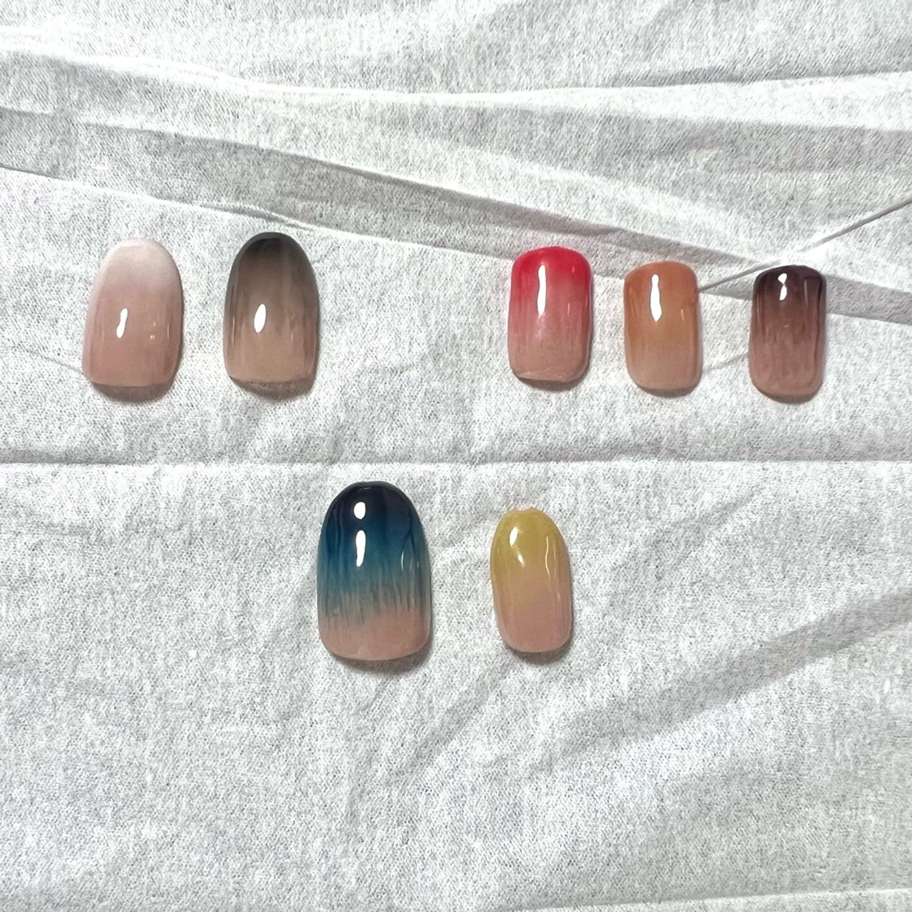 ネイル グラデーション やつや ももかのネイルデザイン