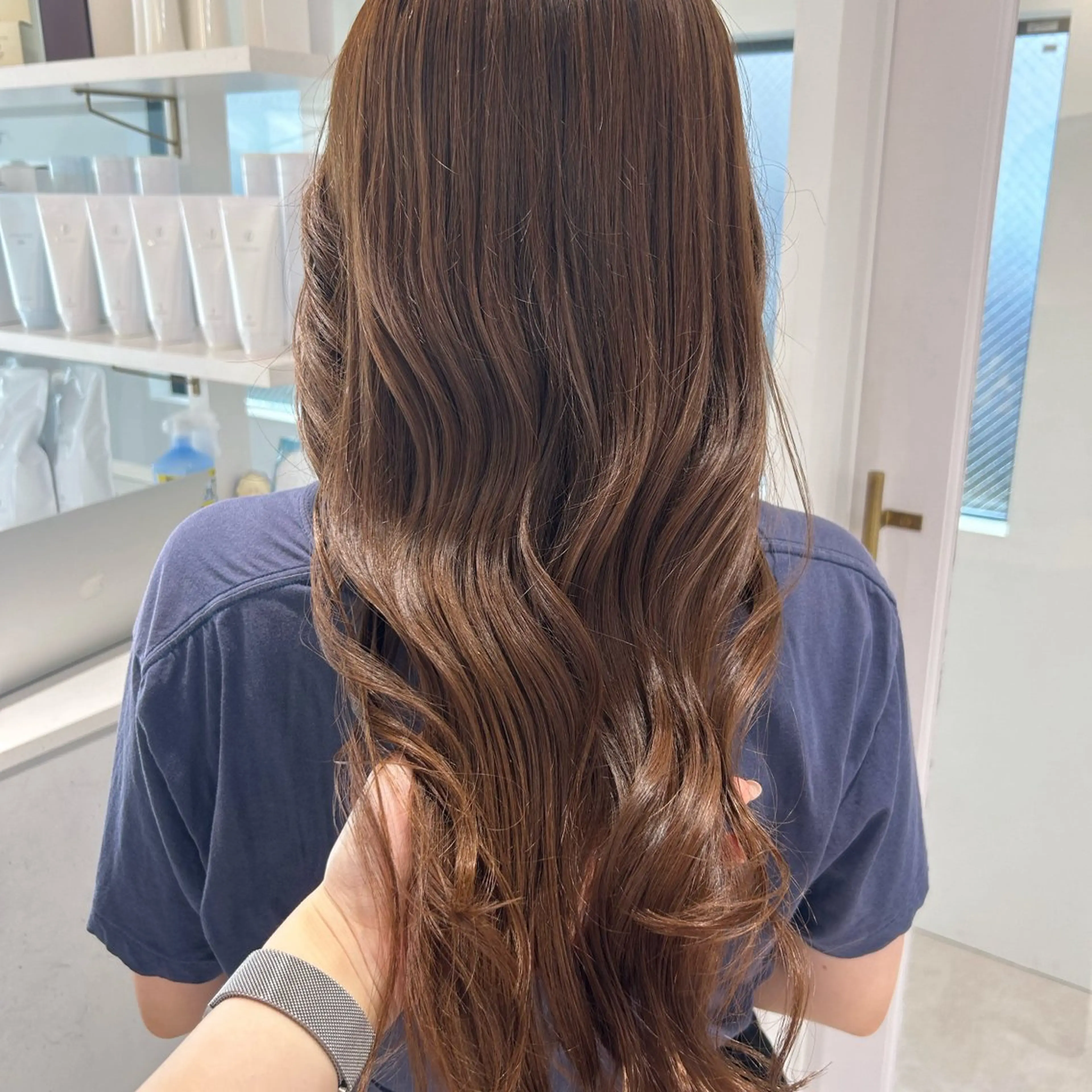 ロング カラー チアキ ジュリのヘアスタイル