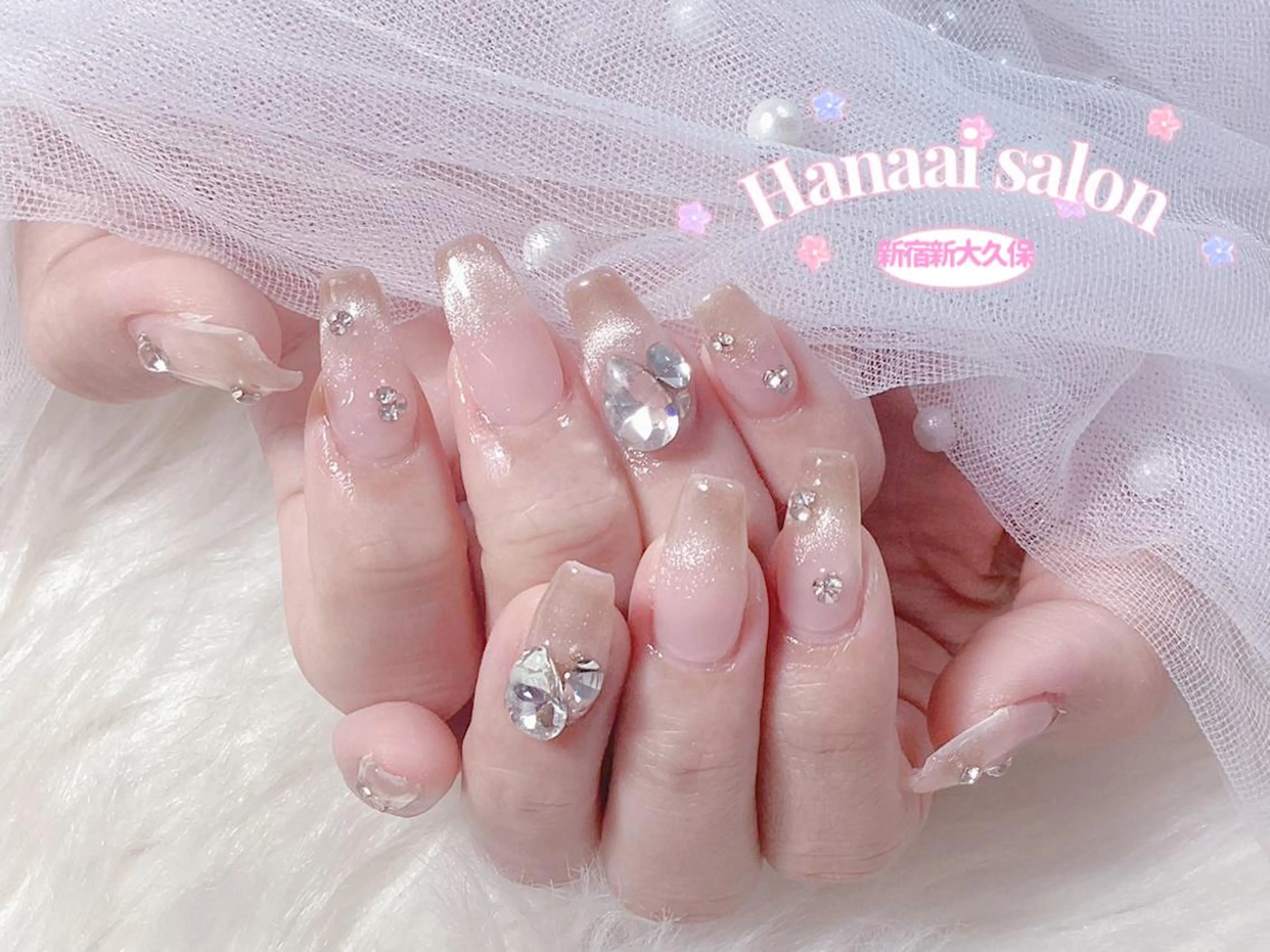 ミディアム ハンドネイル 長谷川 妃菜のネイルデザイン