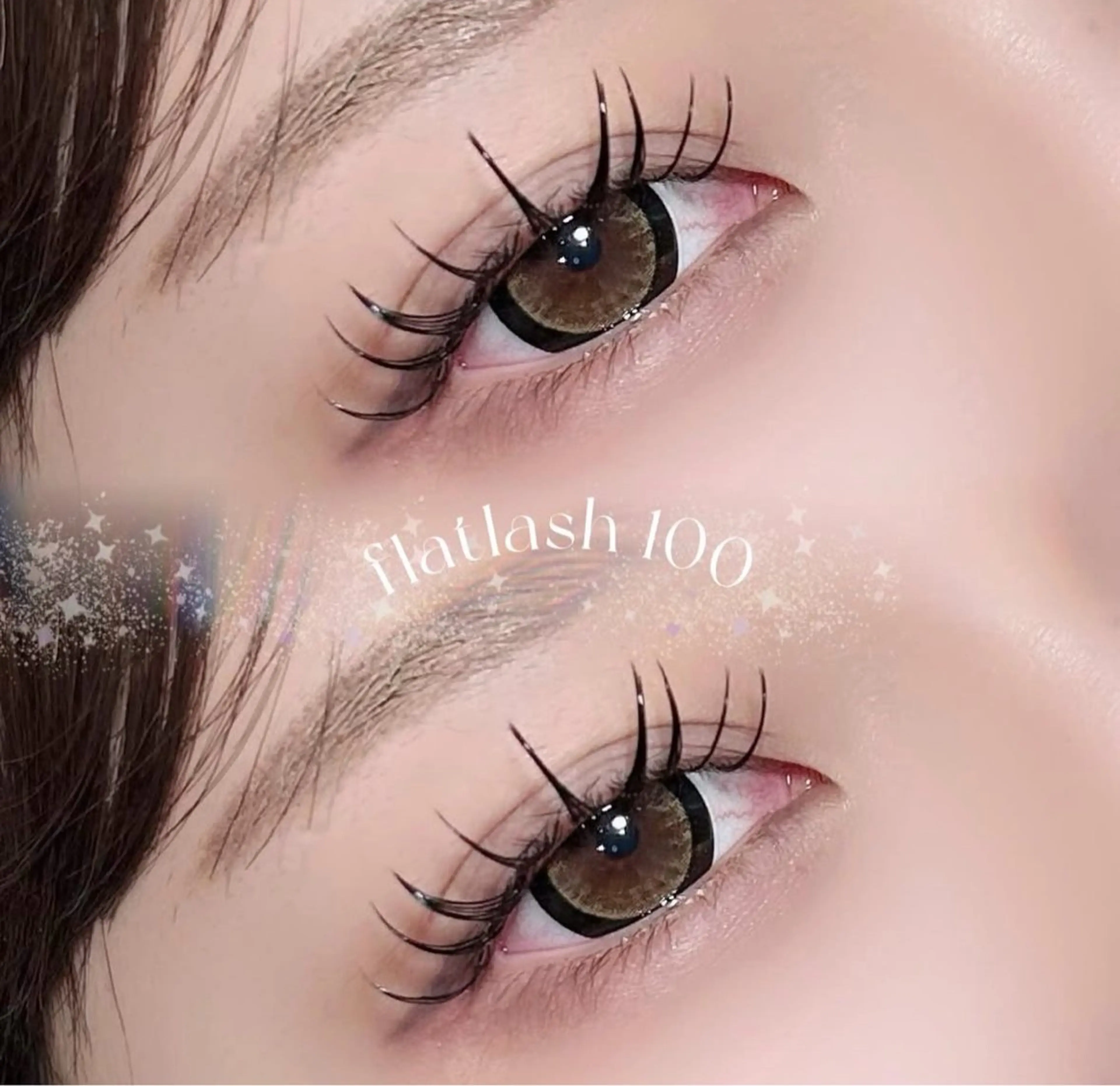 【Jr.アイリスト施術】フラットラッシュ 100本の写真