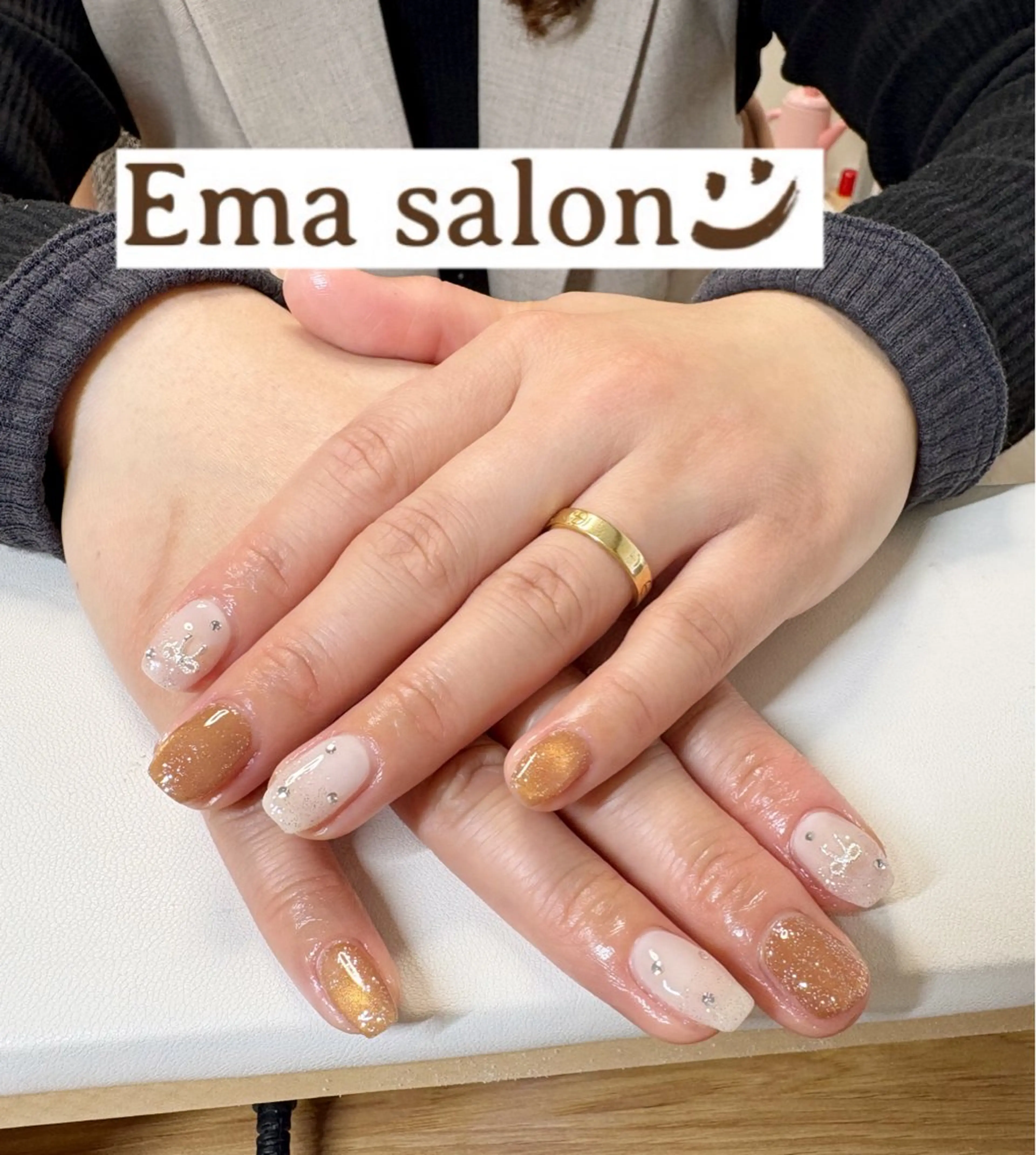 ネイル 入学式 ハンドネイル Ema salon所属・Ema salon hiromiのネイルデザイン