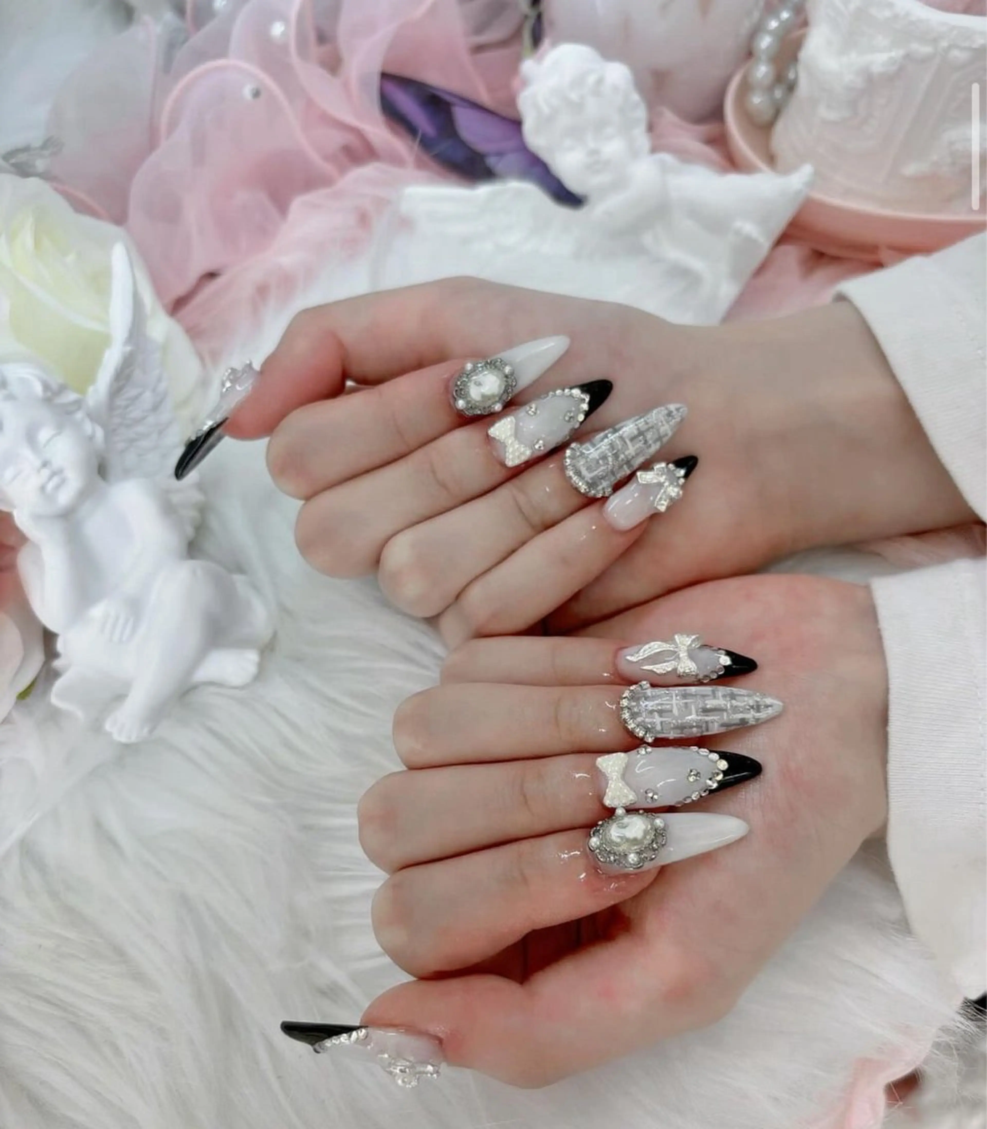 ネイル スカルプネイル ワンホンネイル icy nail れいあのネイルデザイン