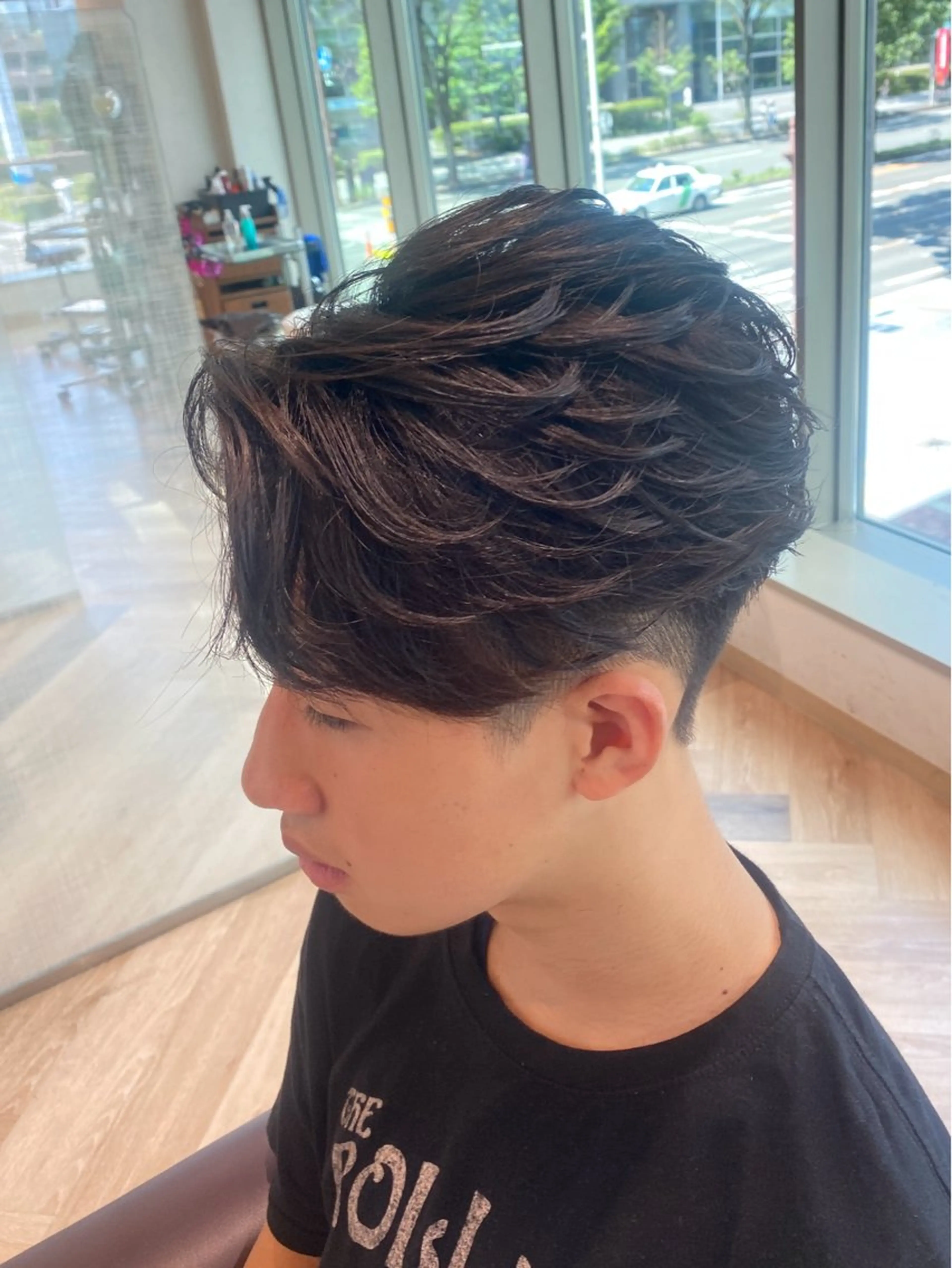 ショート パーマ メンズ メンズ特化/フェザー /パーマ/伊勢元のヘアスタイル