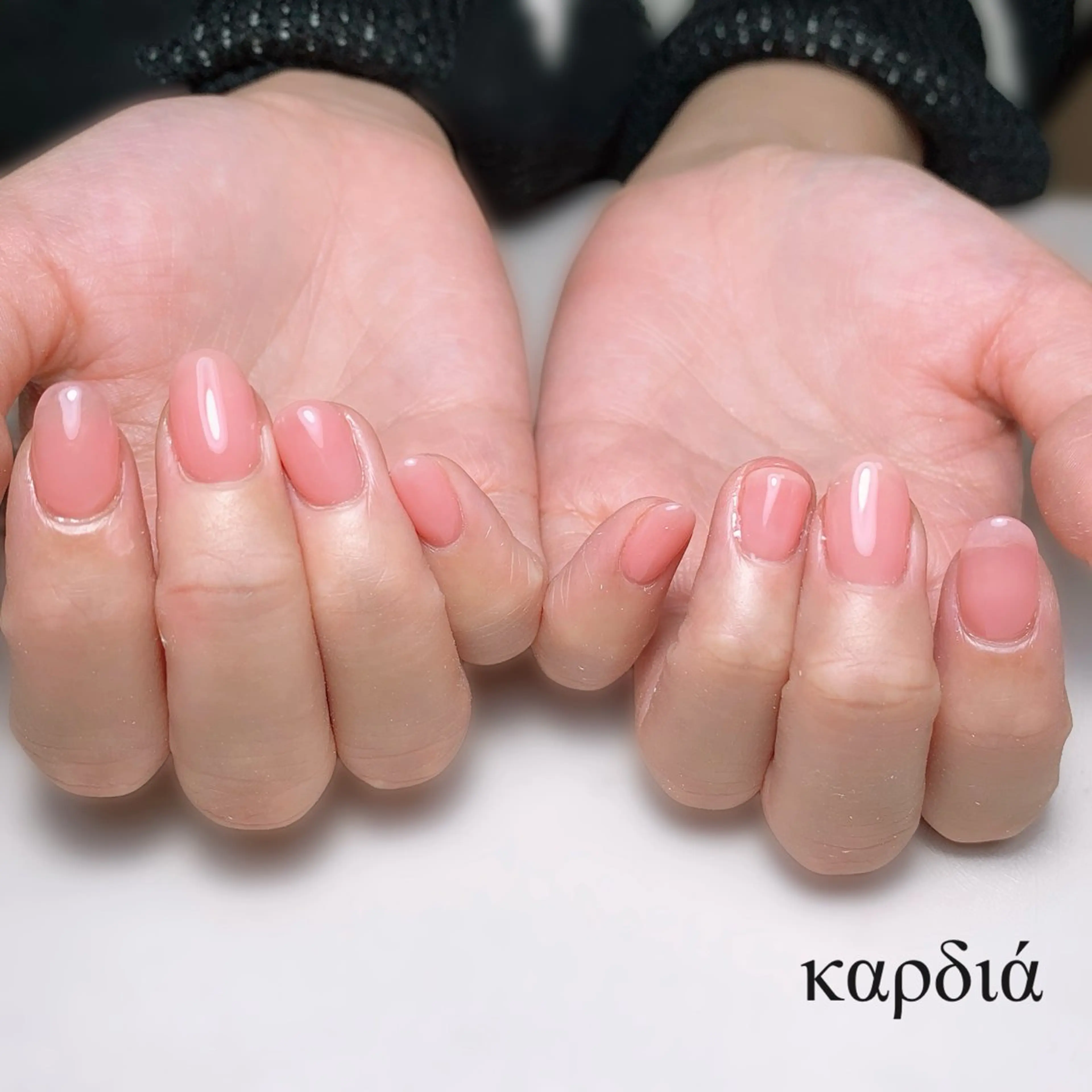 ネイル ハンドネイル καρδιά -ｶﾙﾃﾞｨｱ-のネイルデザイン