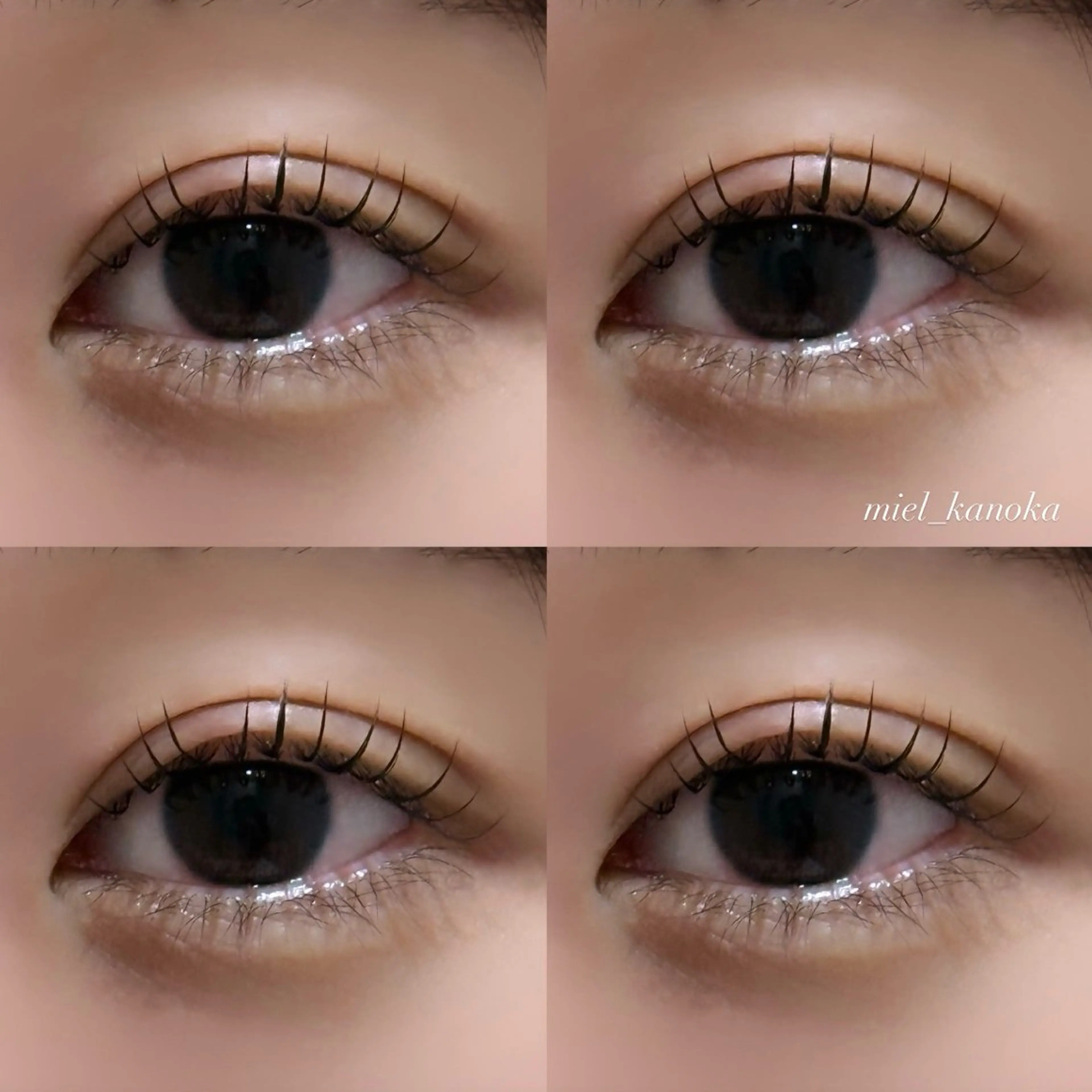 マツエク・マツパ ミエル仙台東口駅前店所属・miel カノカのマツエク・マツパデザイン