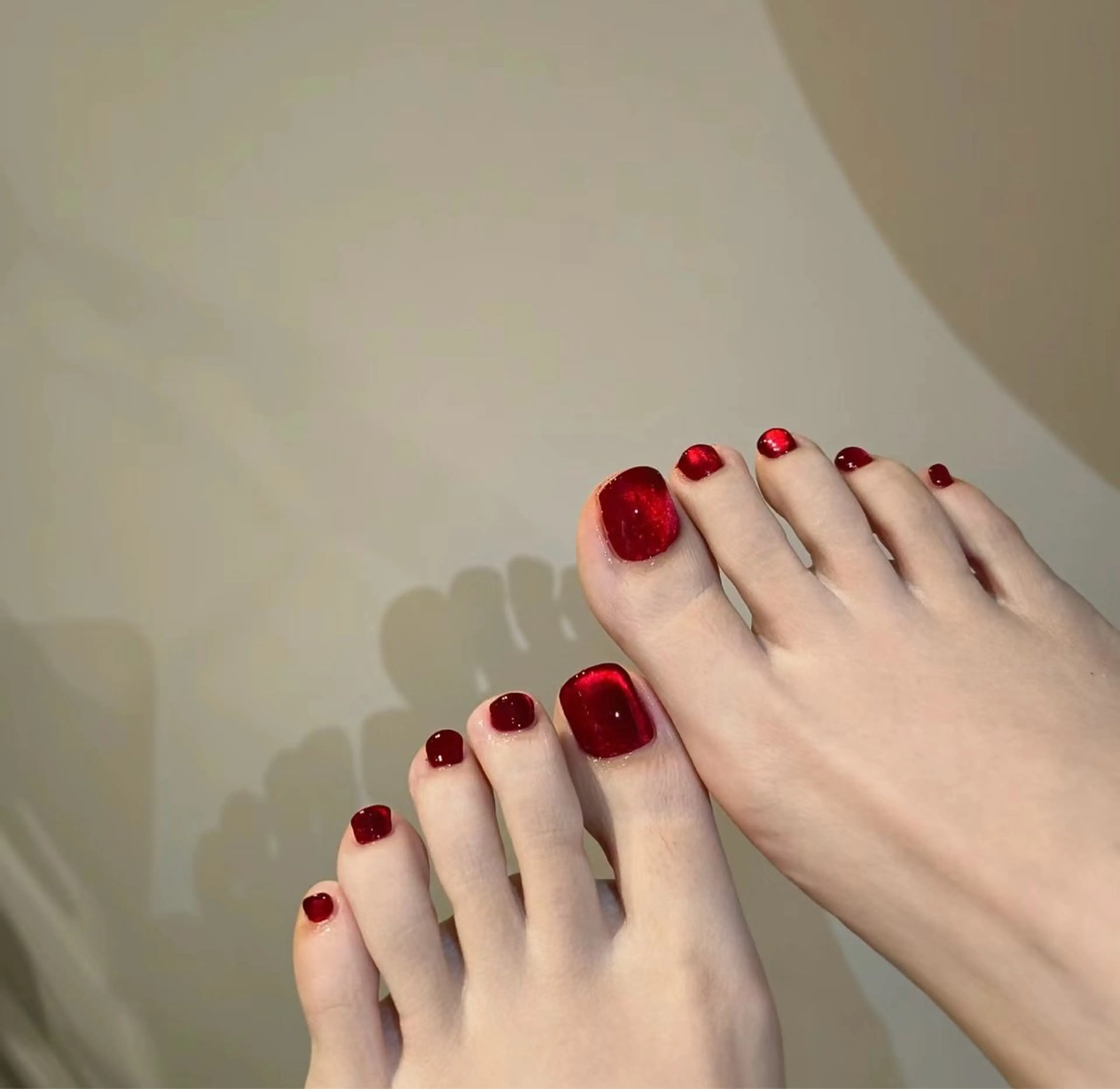 《フットネイル》ワンカラー/マグネット6790→5980円の写真