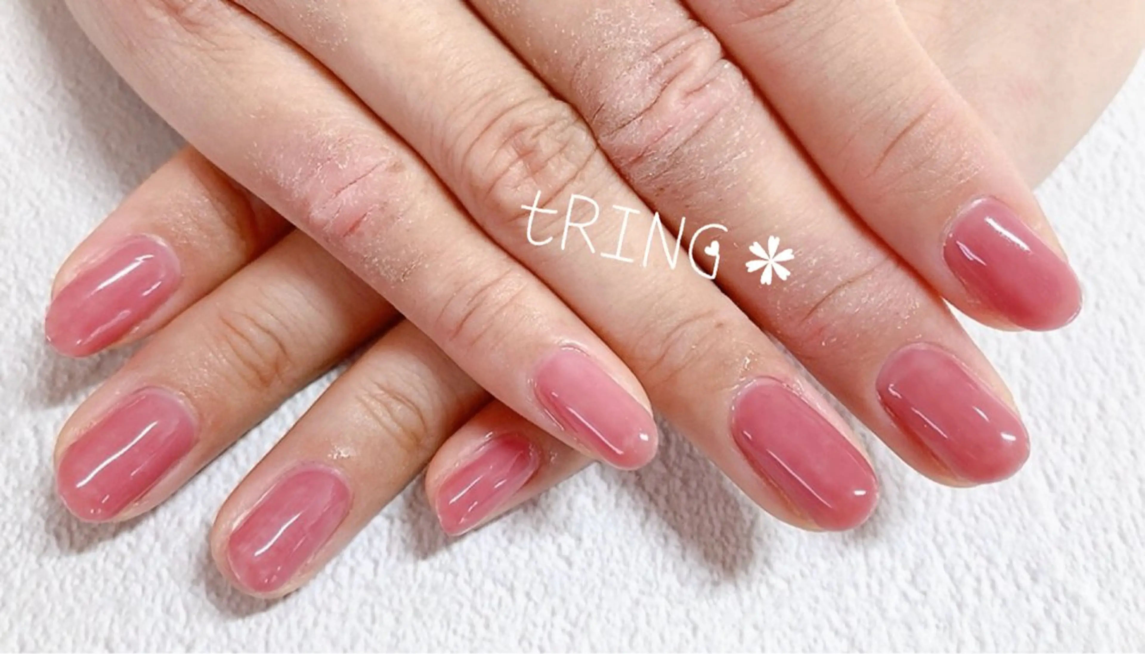 ネイル ハンドネイル tRING＊ しいの木台のネイルデザイン