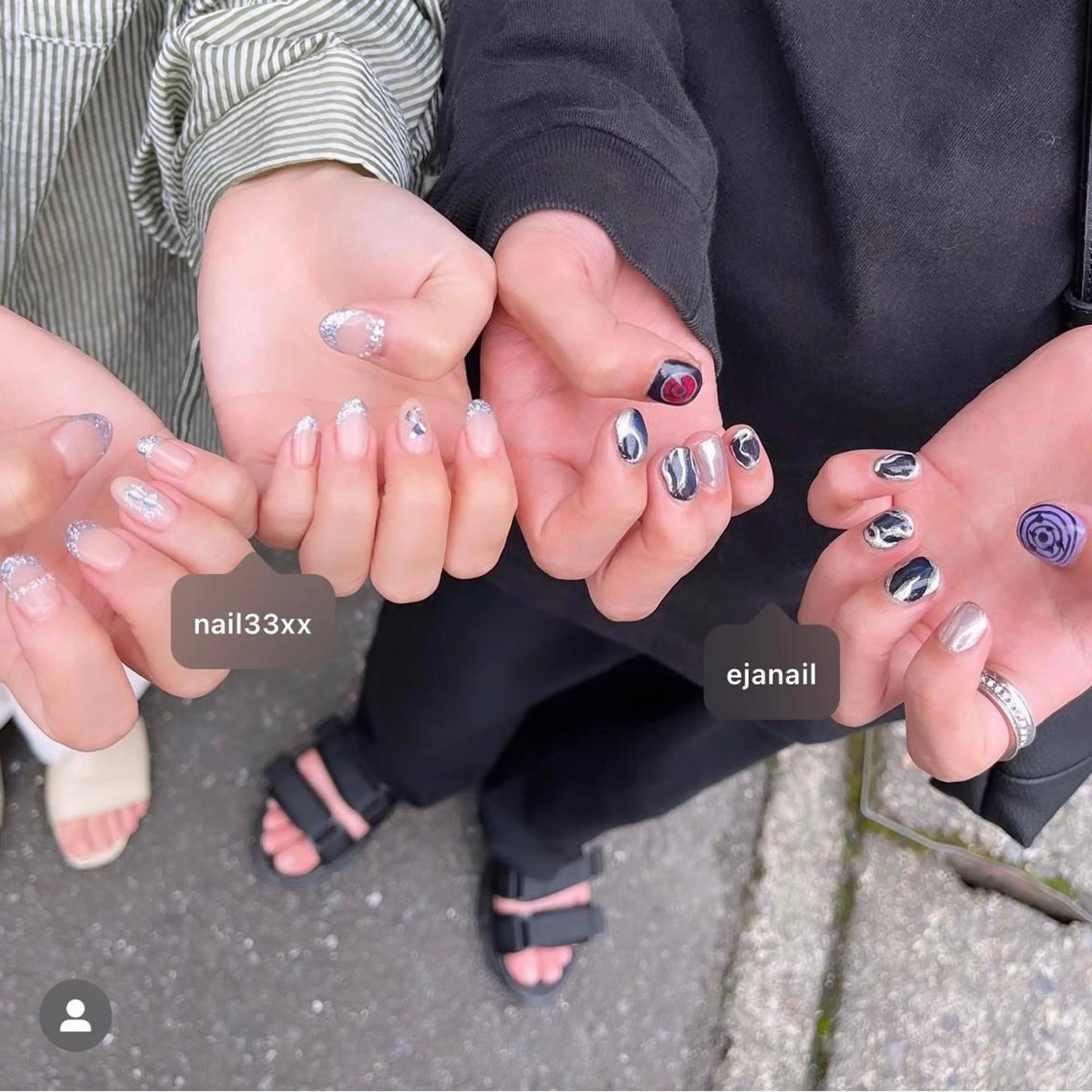 メンズ ネイル ハンドネイル Nail Salon  Kのネイルデザイン