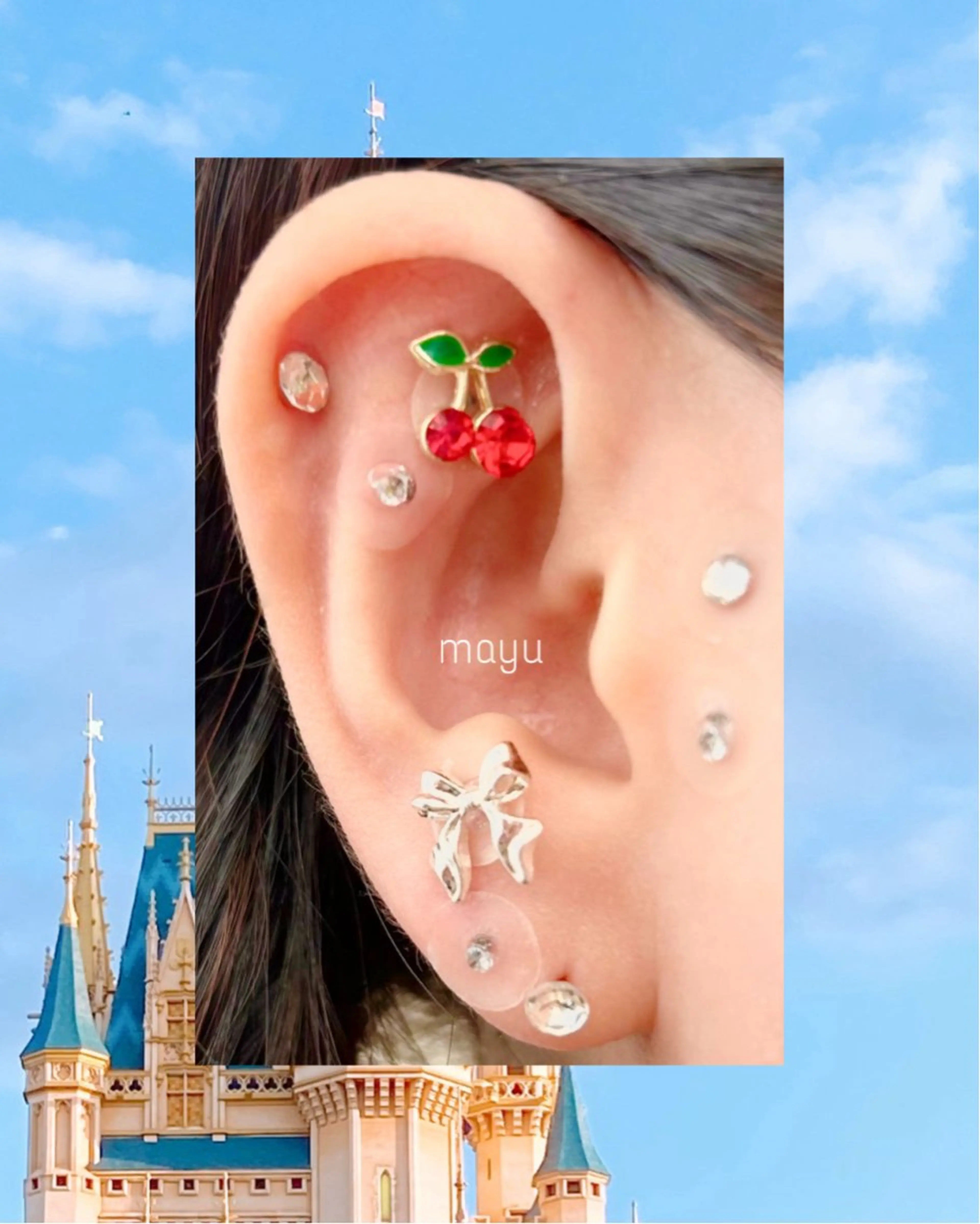💎 耳ツボジュエリー＆まつ毛パーマ💎‎♡𓊆 美容成分たっぷりの仕上げコーティング付き 𓊇♡の写真