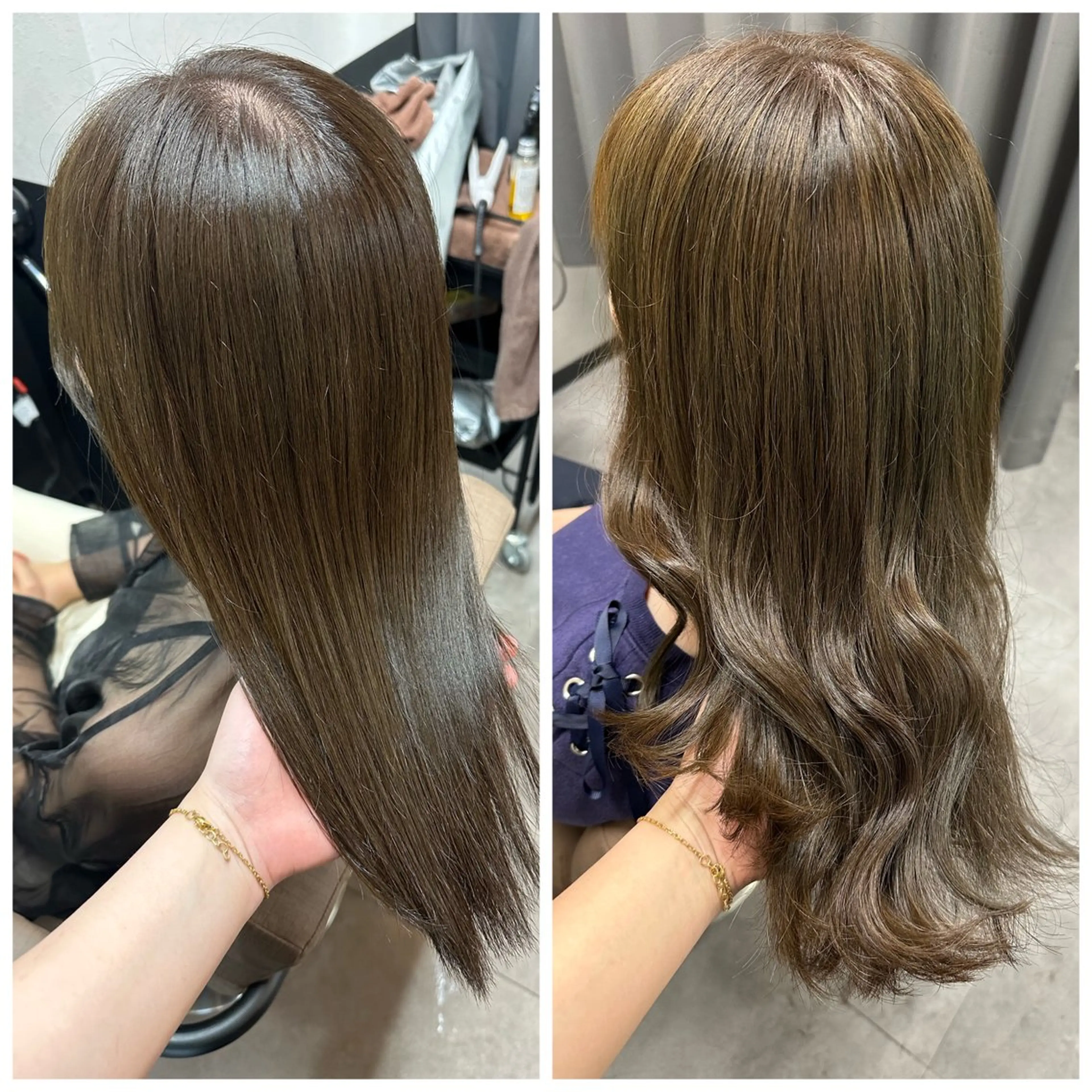 ロング カット ヘアカラー トリートメント TELAHAIR成田 マネージャー吉野美羽のヘアスタイル