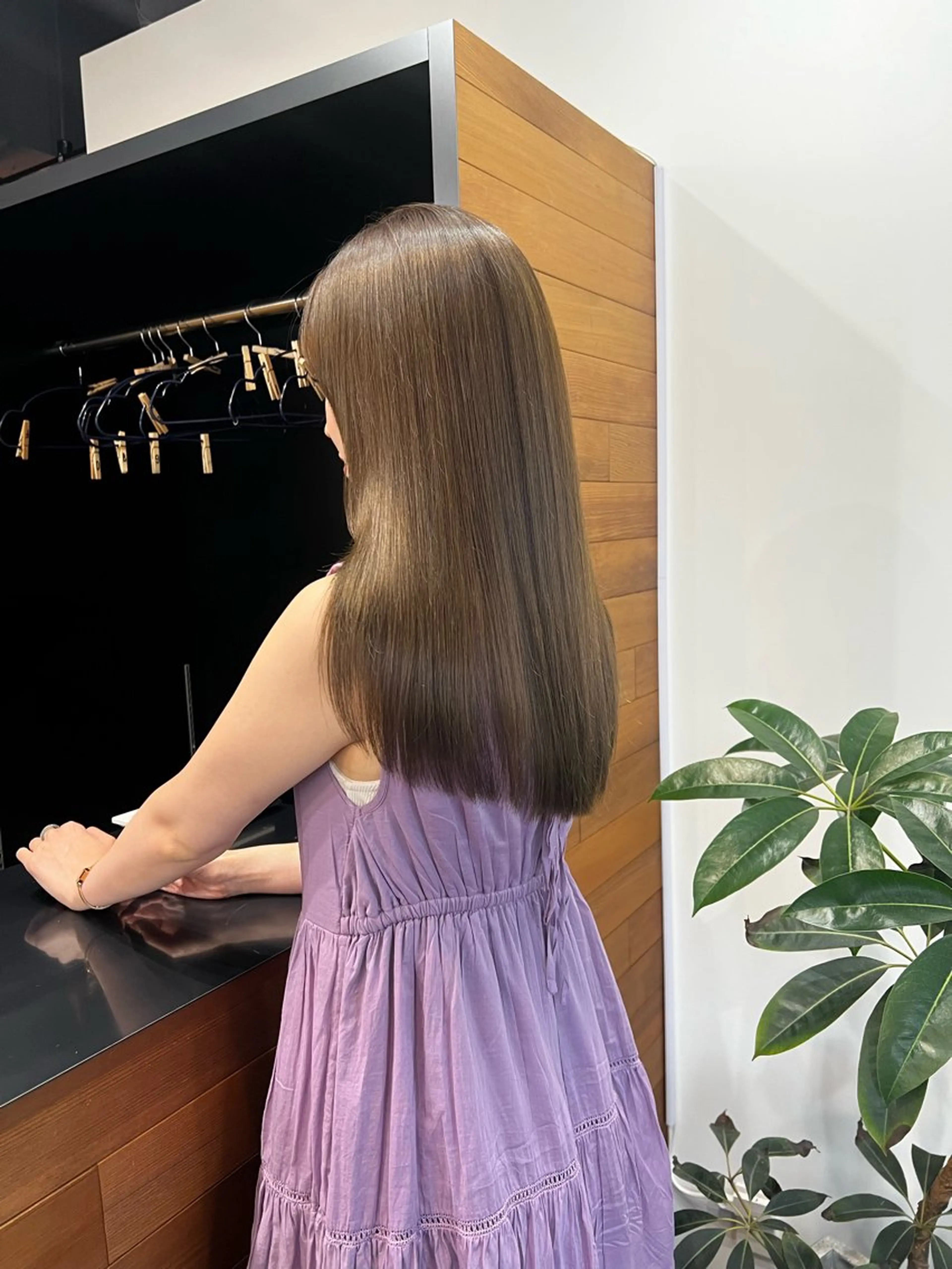 カット＋プレミアムケアカラー＋バイカルテトリートメント(nok渋谷)の写真