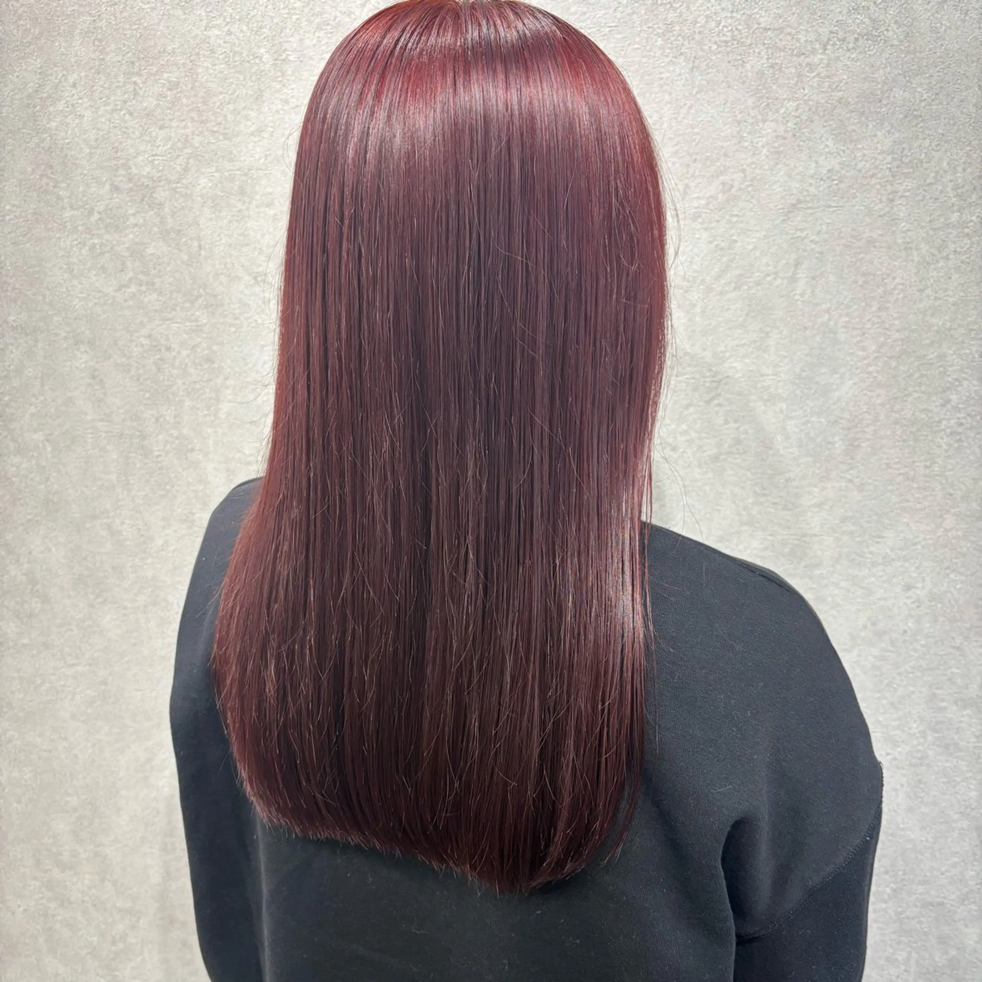 セミロング カラー 髪質改善ストレート /暖色カラー🎀🪞のヘアスタイル